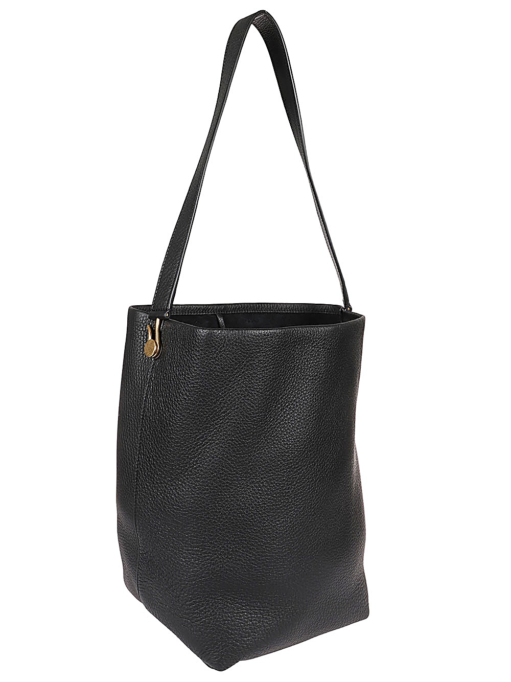 Hook medium leather bucket bag - 2