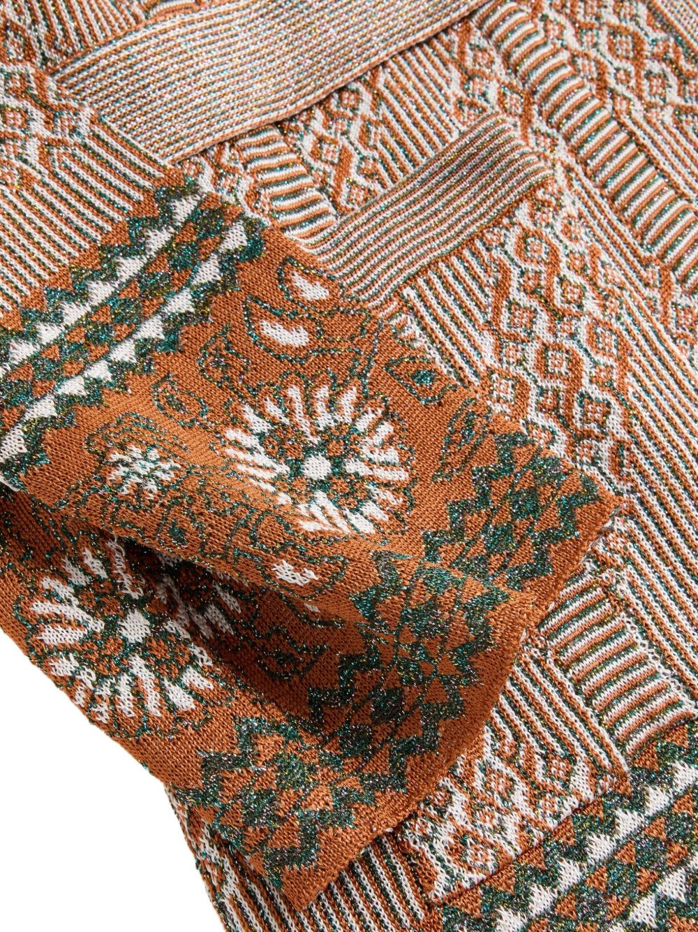 lurex jacquard cardigan - 7