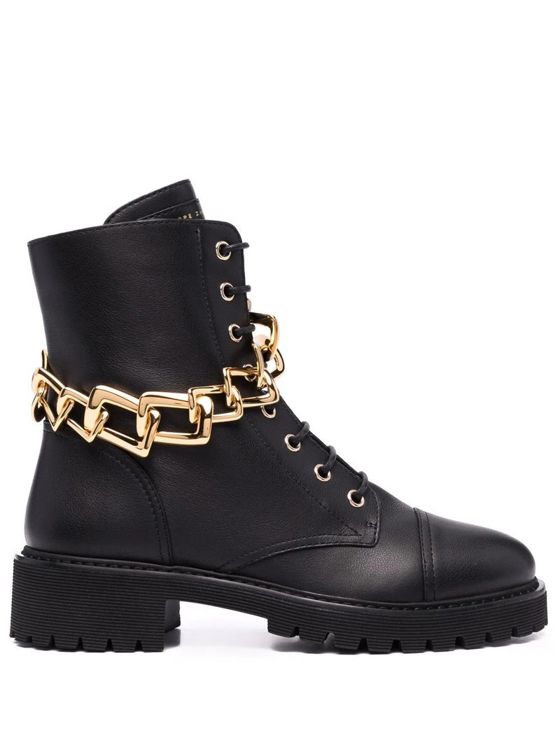 lace-up leather boots 1