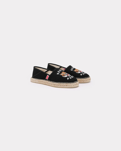 KENZO 'KENZO Lucky Tiger' special fit embroidered canvas espadrilles outlook