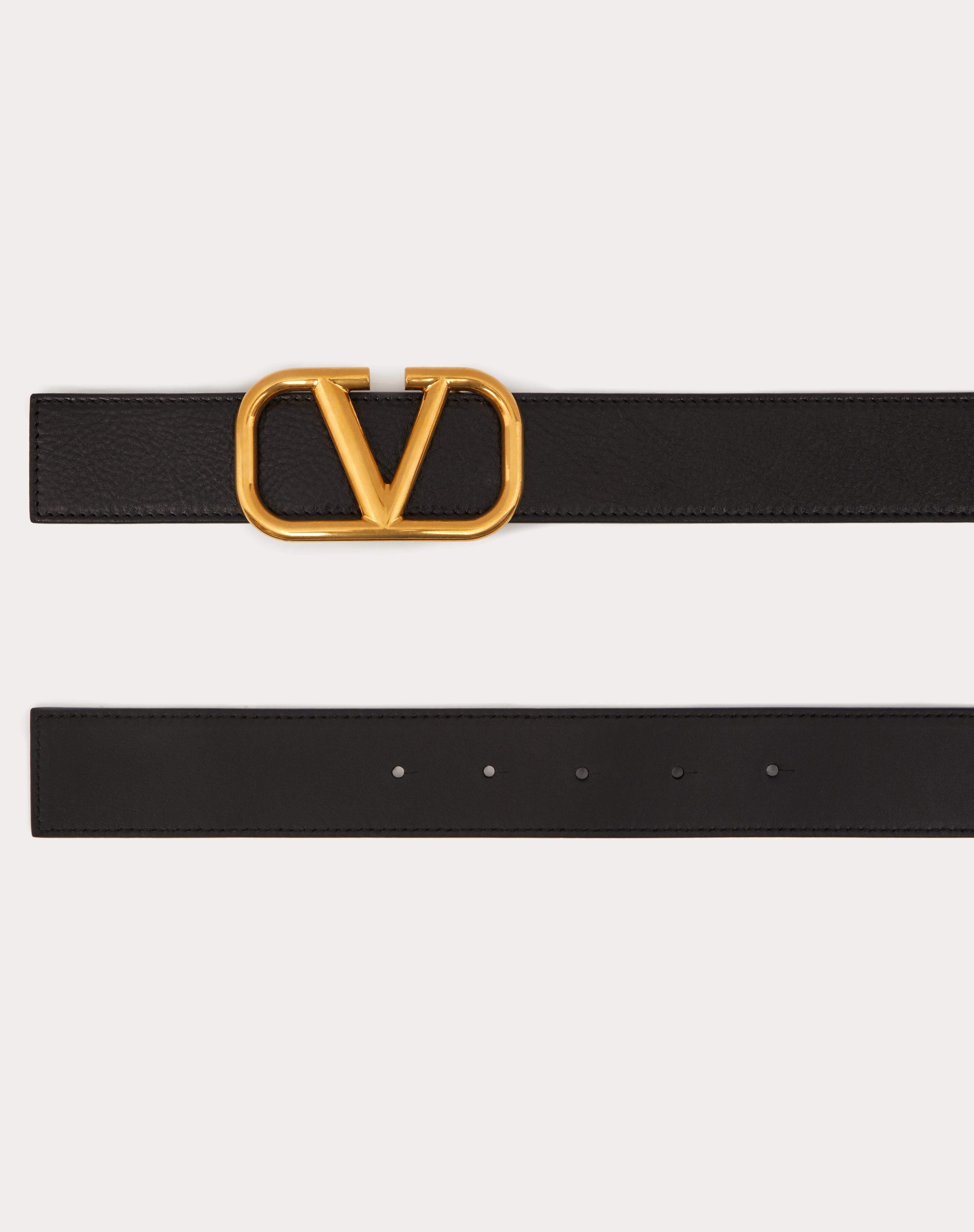 VLOGO SIGNATURE BELT IN OMBRÉ COWHIDE - 3
