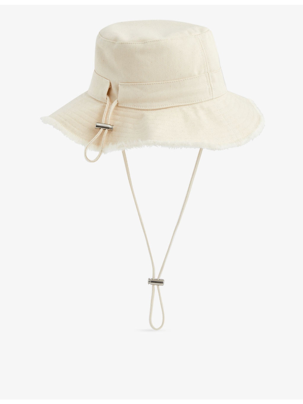 Le Bob Artichaut neck-strap cotton bucket hat - 4