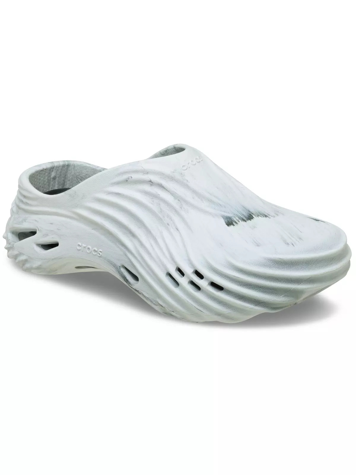 Echo Wave Marble "Black/White" Unisex Sandal - 7