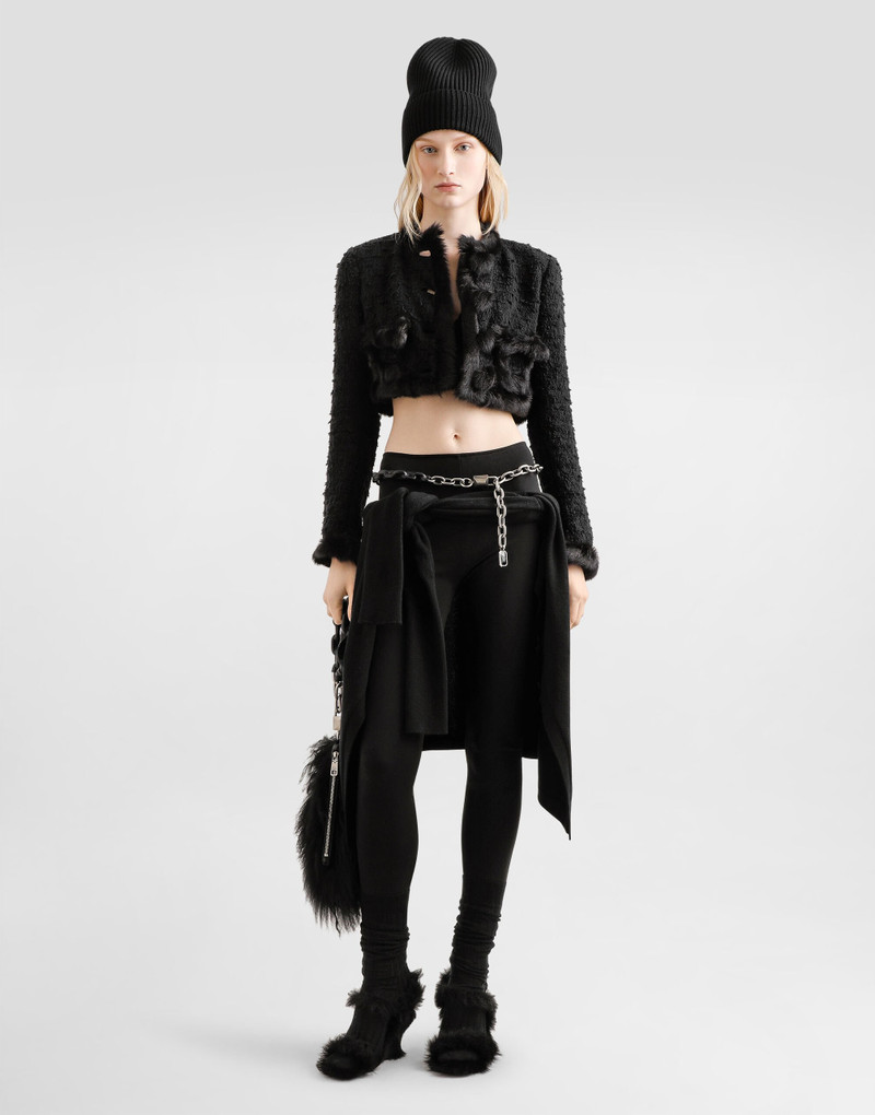 Dolce & Gabbana Single-breasted mat jacket outlook