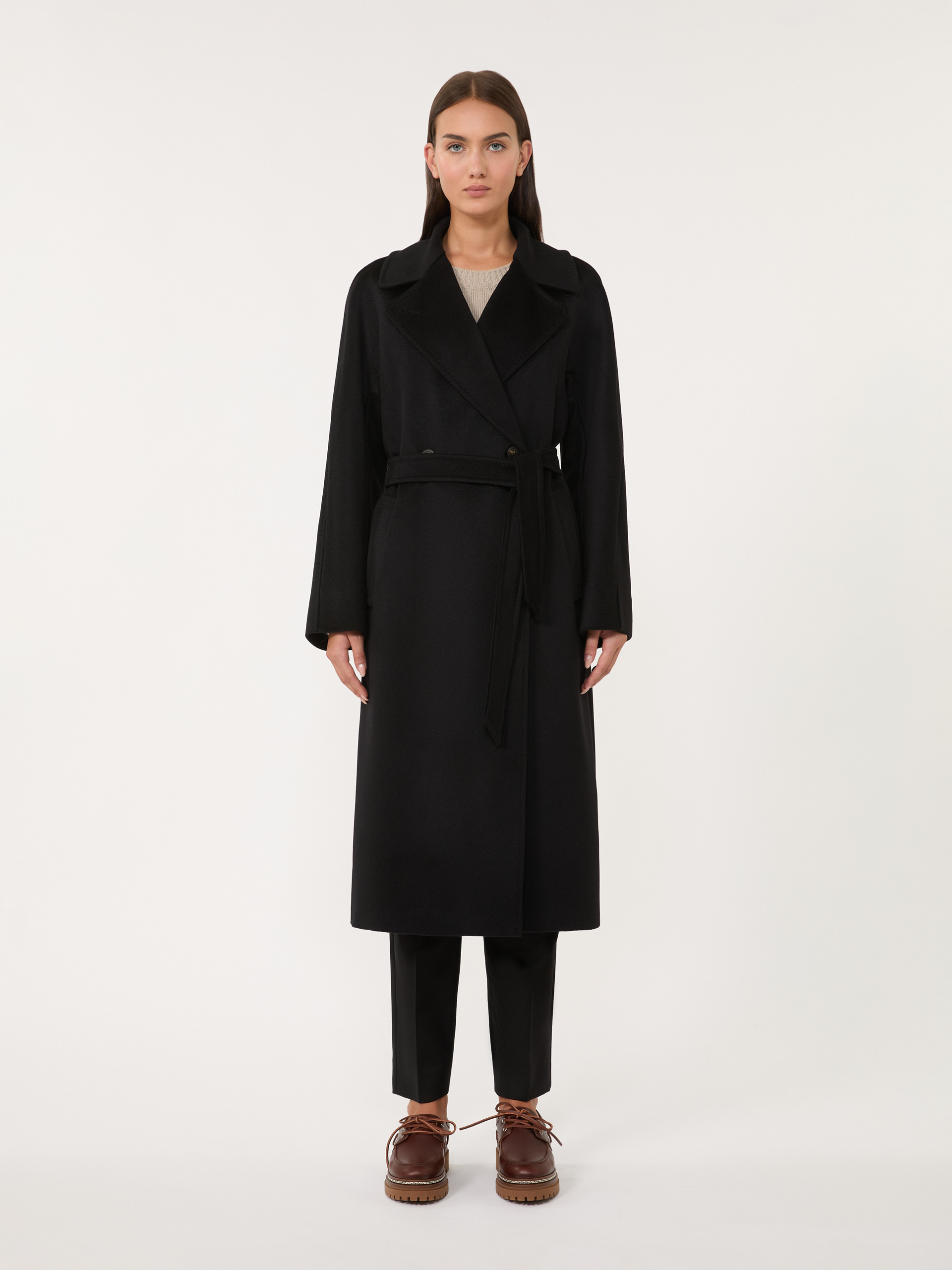 RESINA Double-breasted wool midi coat - 3