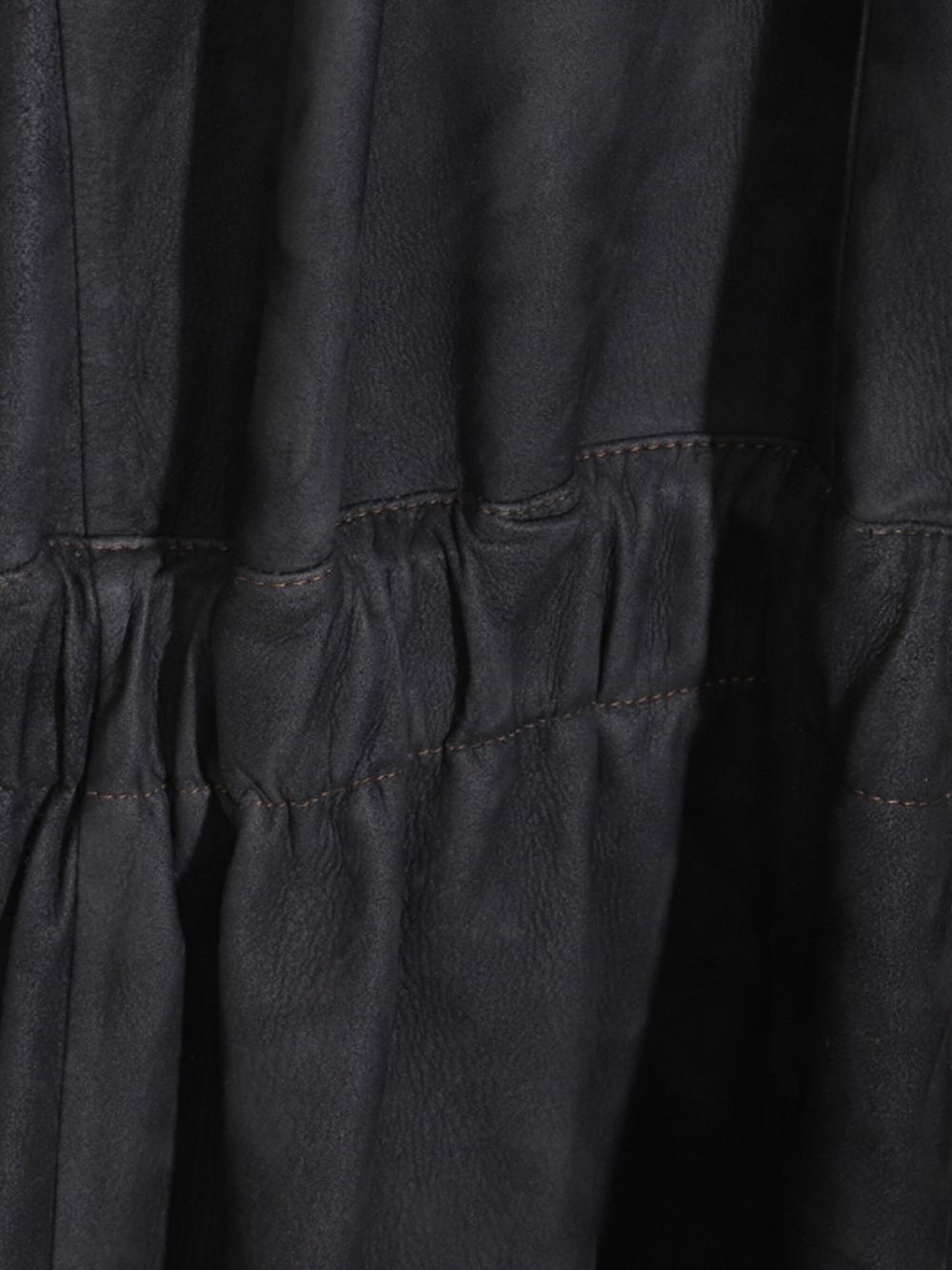 suede trench coat - 4