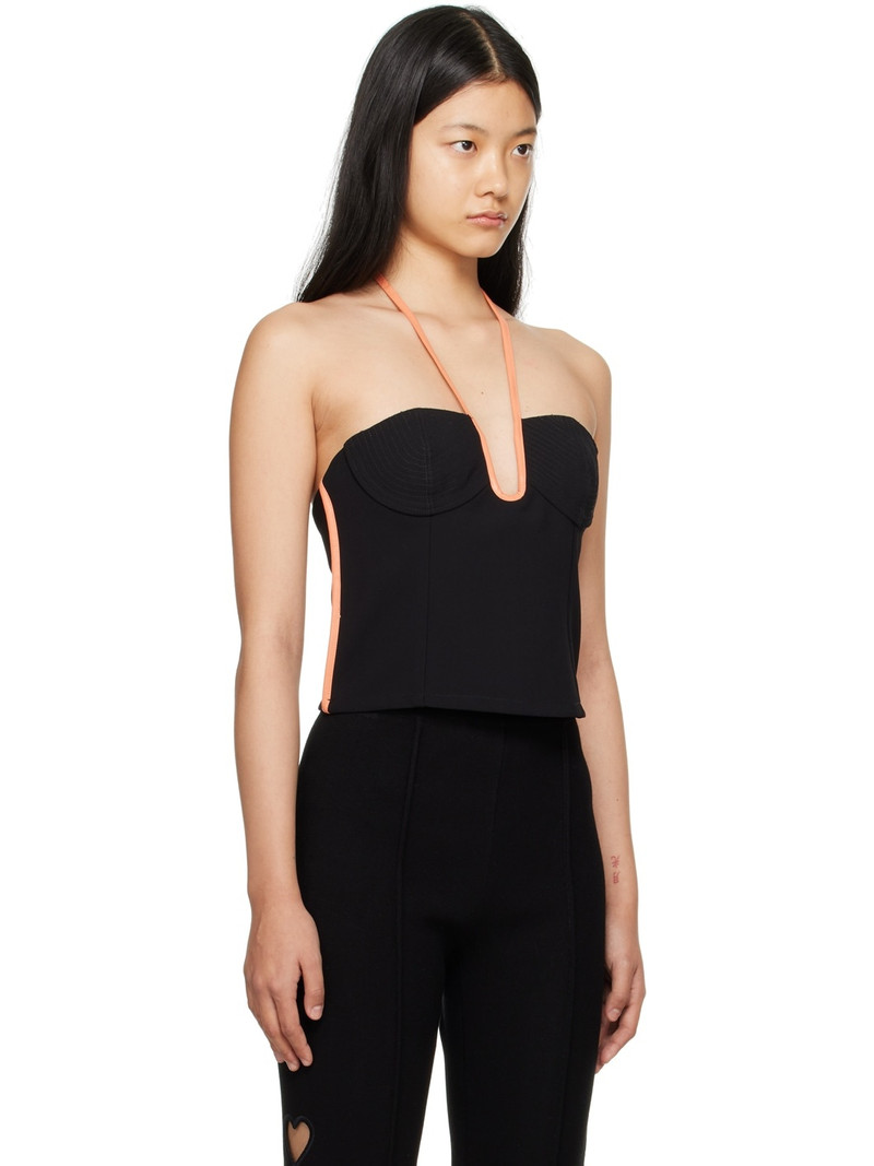 Paris Georgia Black Nassia Tank Top outlook