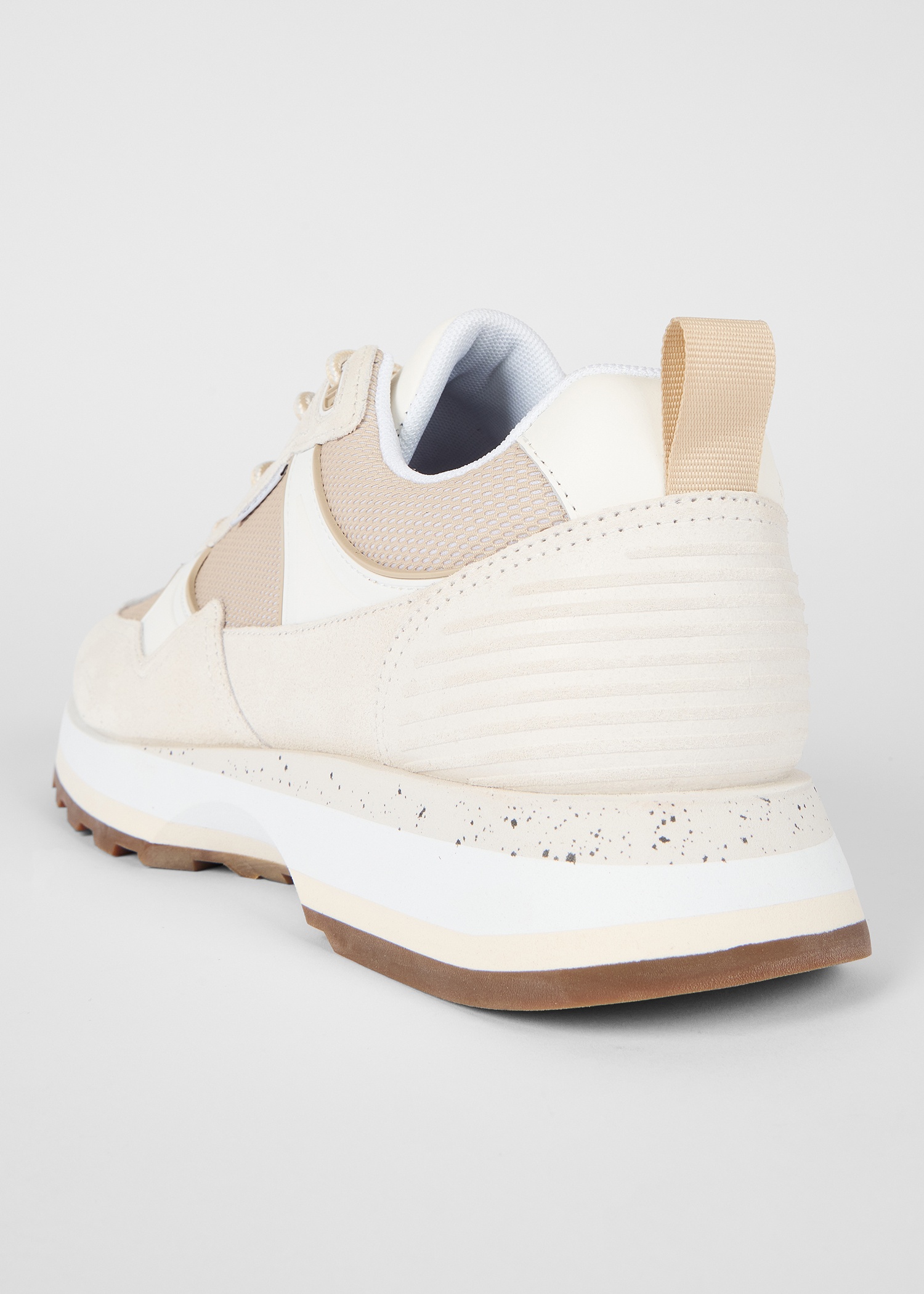 White Suede 'Banks' Trainers - 3