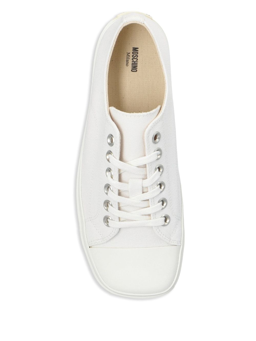 square-toe sneakers - 4