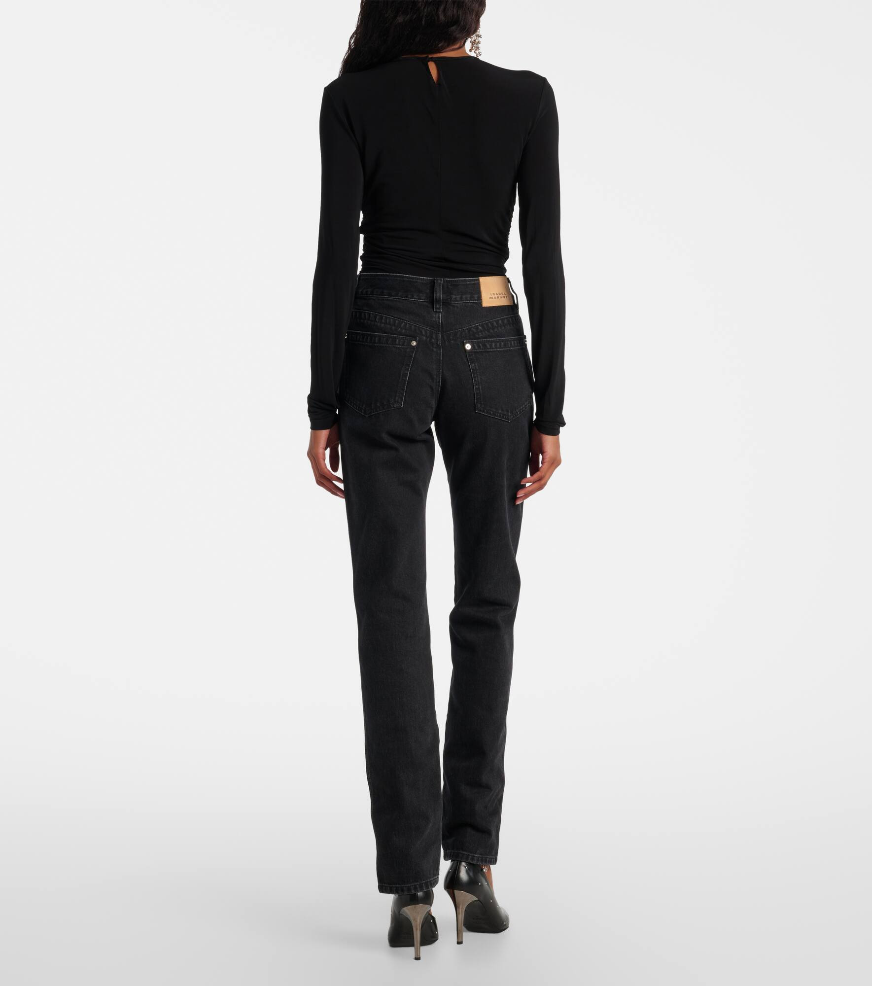 Silviana mid-rise slim jeans - 3