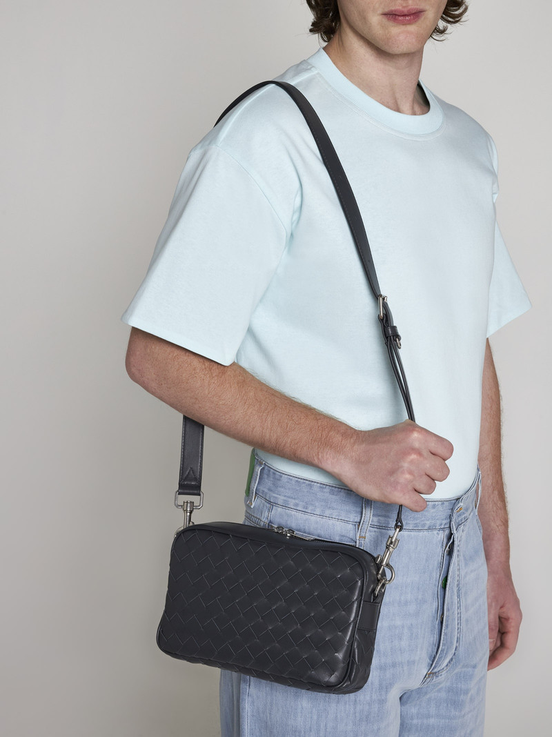 Bottega Veneta Intreccio leather small camera bag outlook