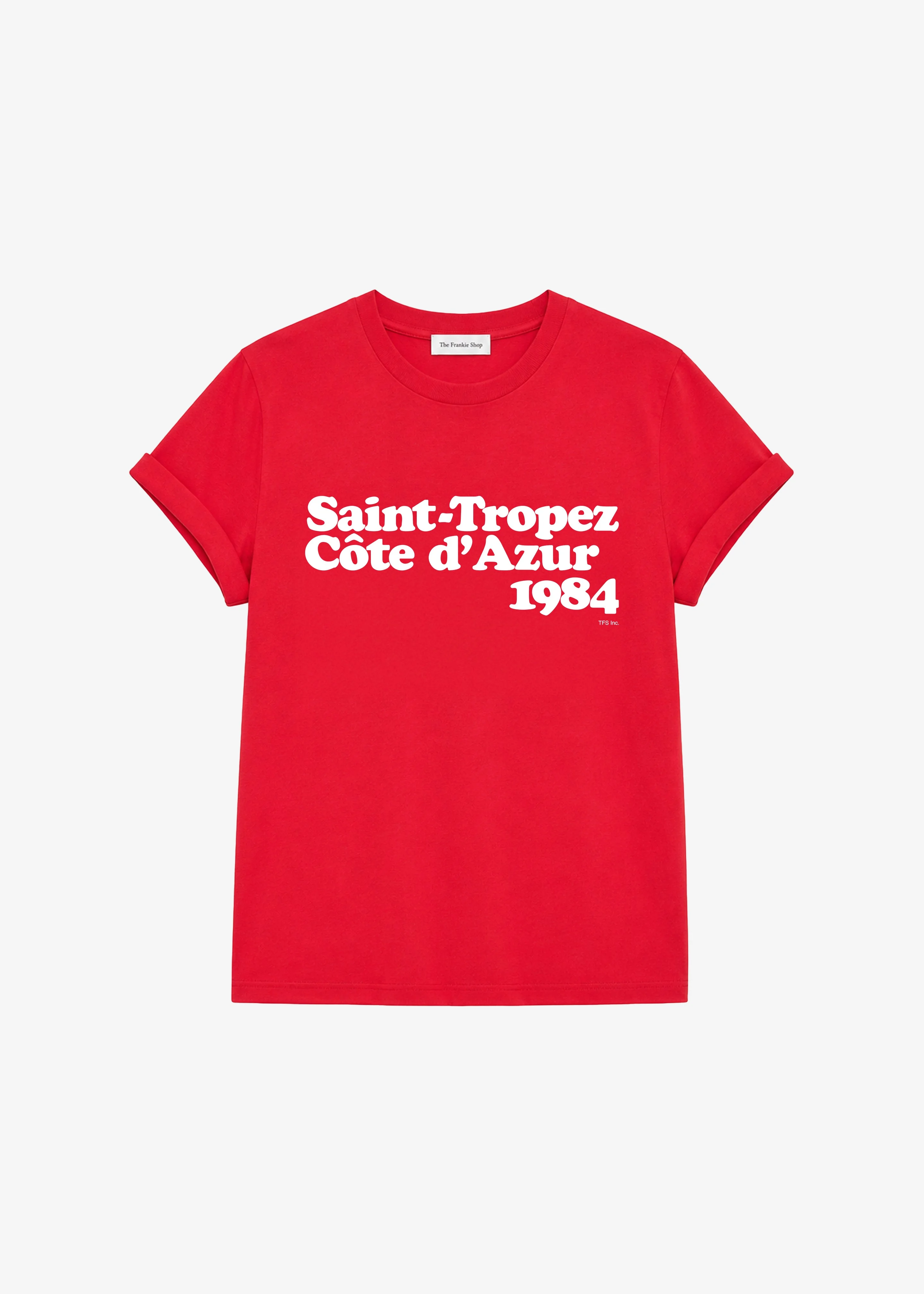 TFS Saint-Tropez Côte D'Azur 1984 T-Shirt - Red - 1