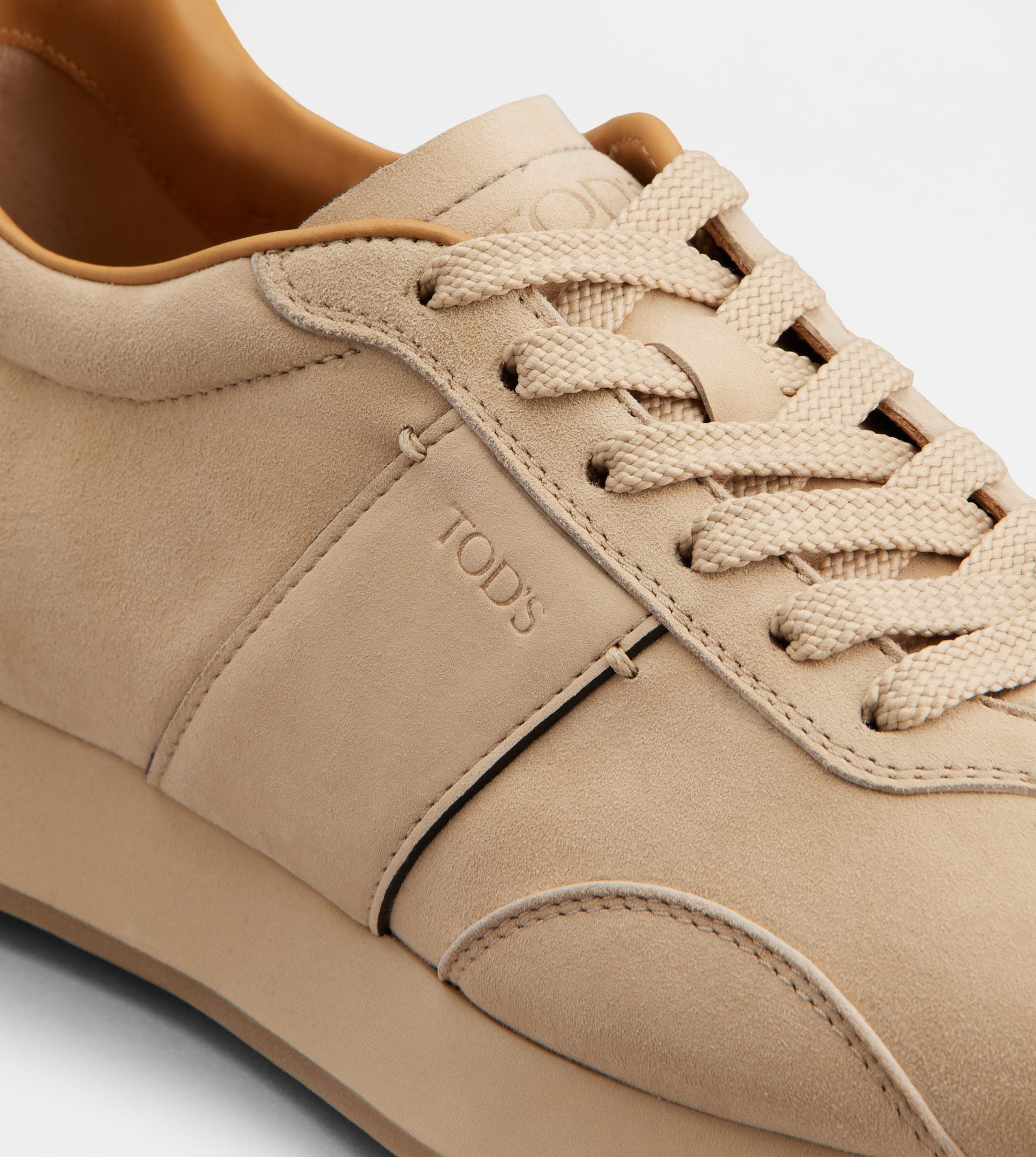 T VINTAGE SNEAKERS IN SUEDE - BEIGE - 5