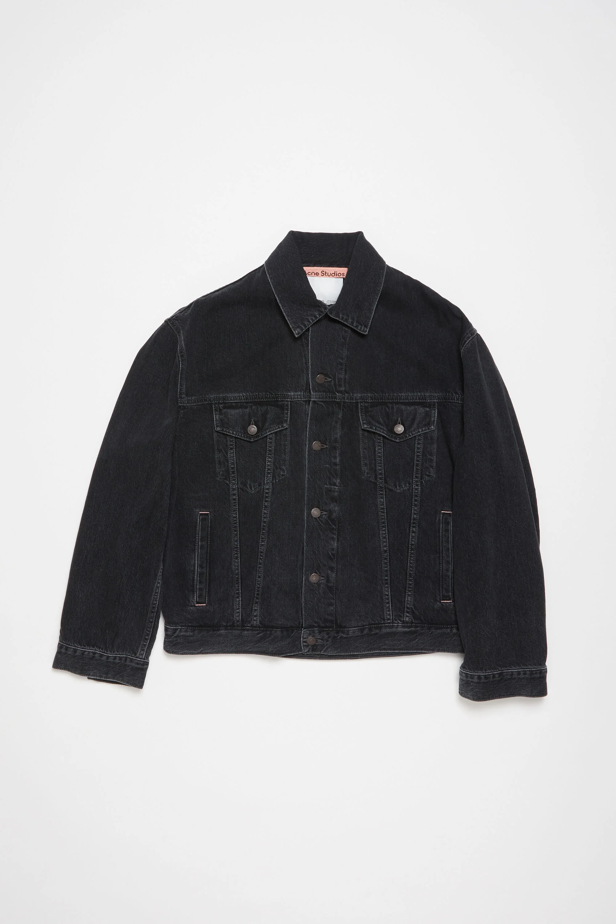 Denim jacket - Relaxed fit - Black - 1