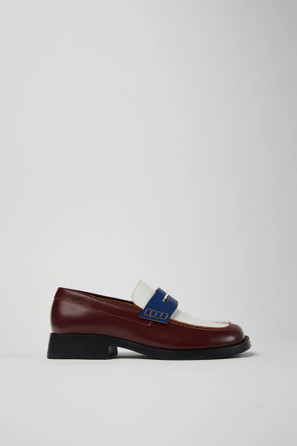 Twins Multicolor Leather Moccasins for Women. - 1