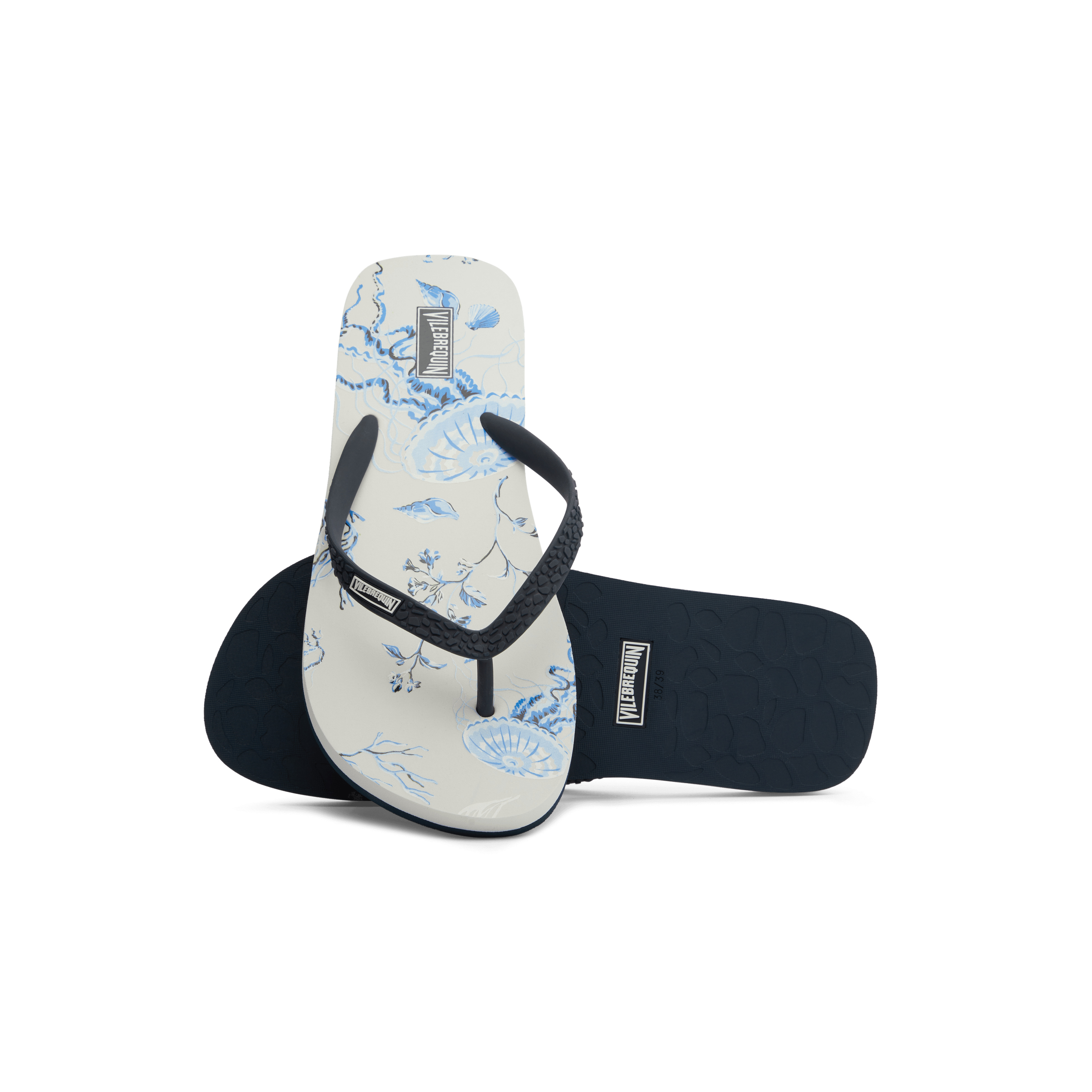 Women Flip Flops Medusa and Shells - 3