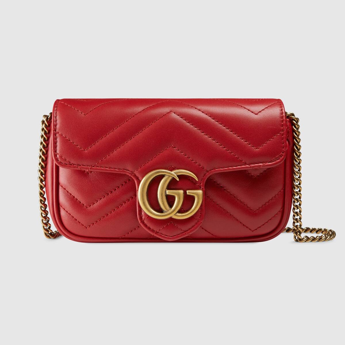 GG Marmont matelassé leather super mini bag - 1