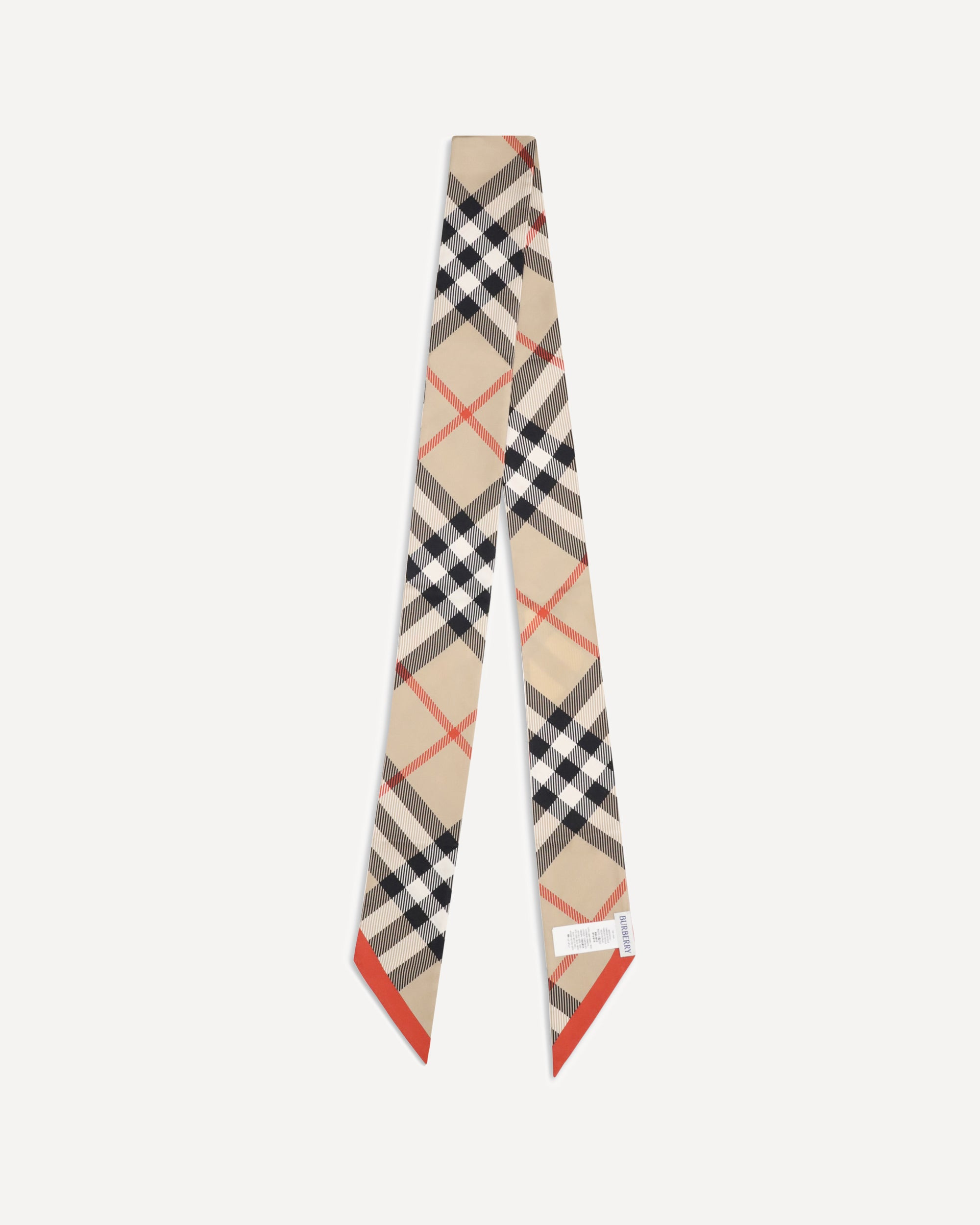 Silk Check Scarf - 2