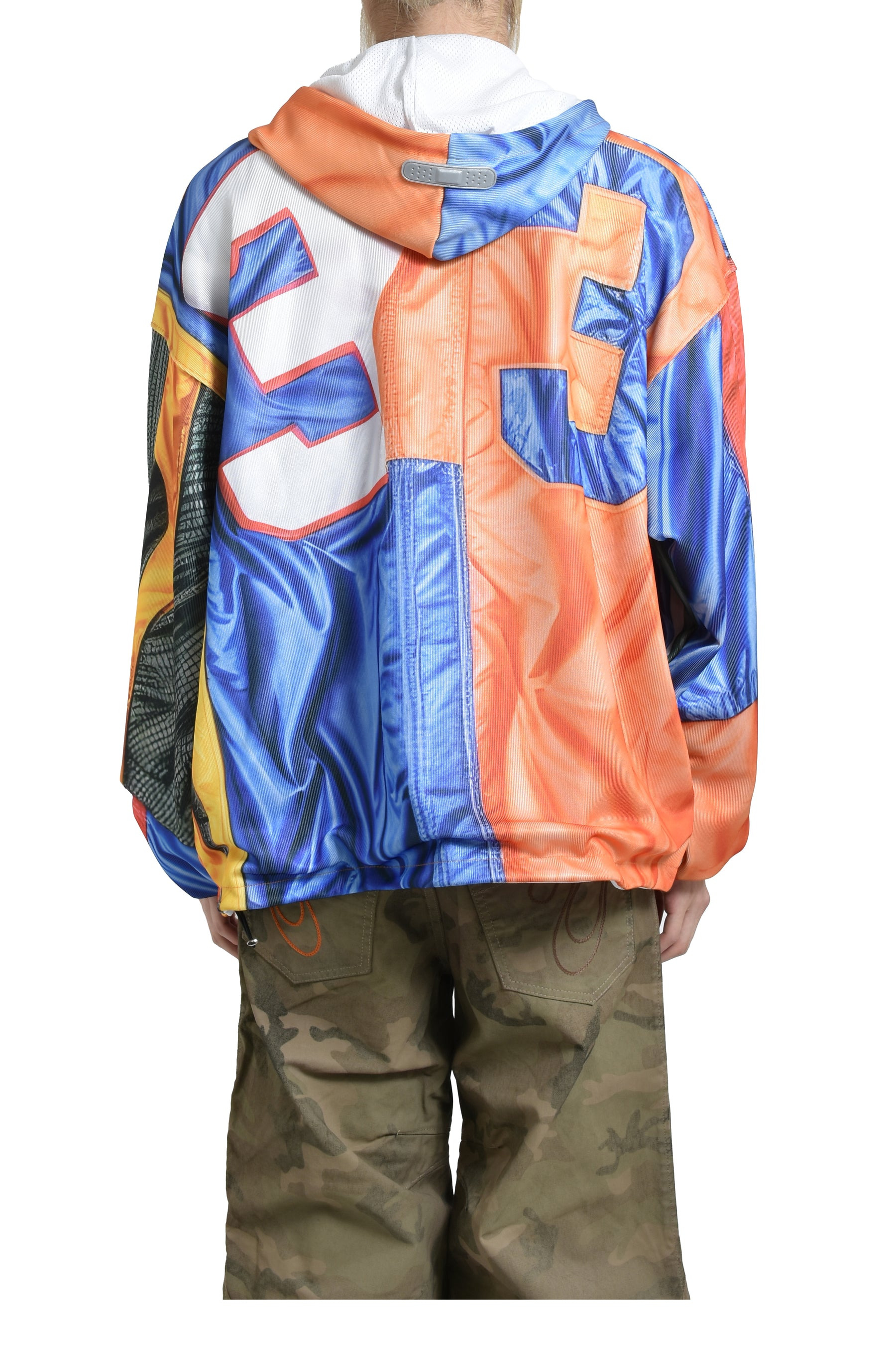 PATCHWORK HOODIE (DOM36 BIS) / ORG - 2