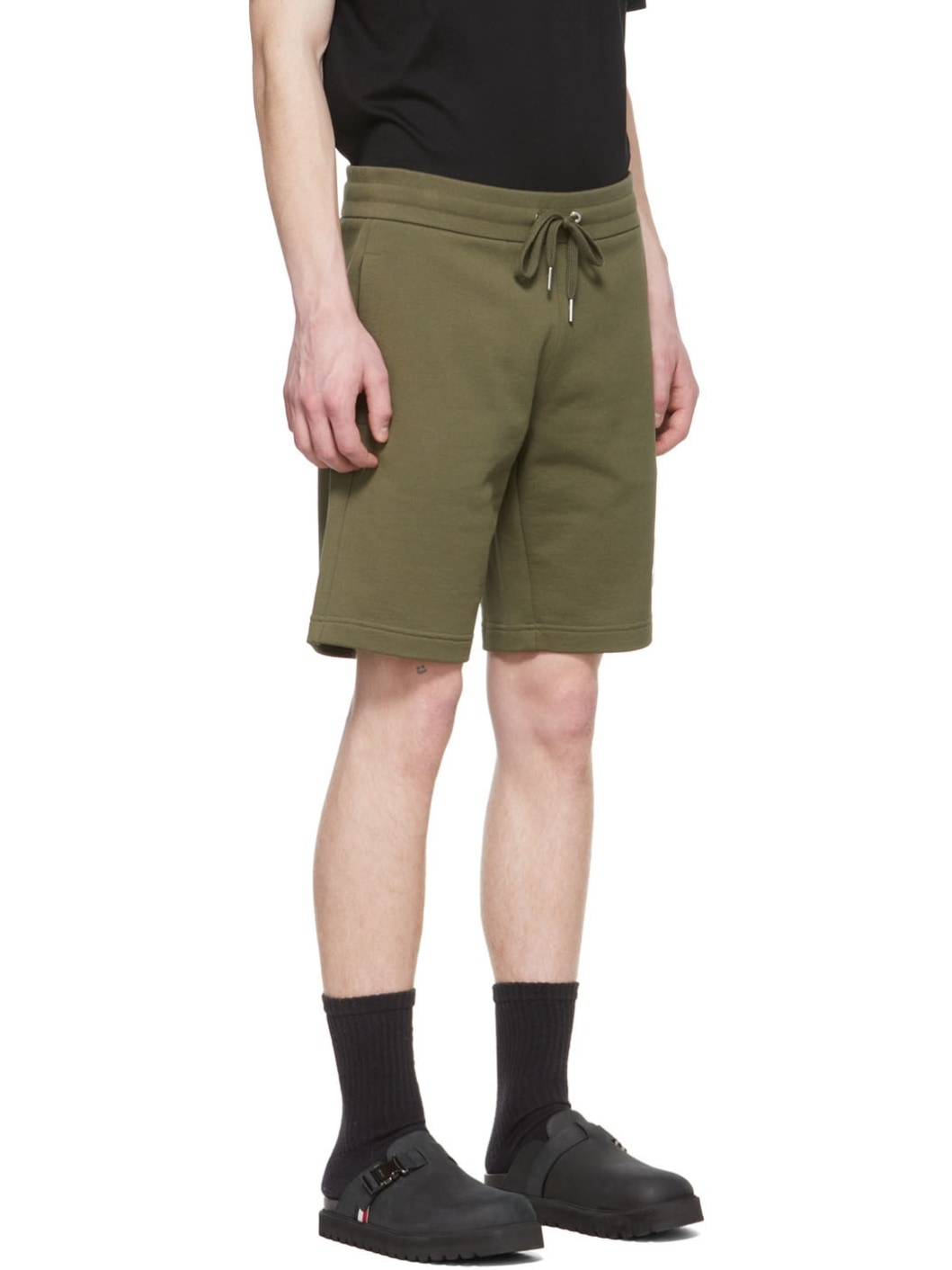 Khaki Cotton Shorts - 2