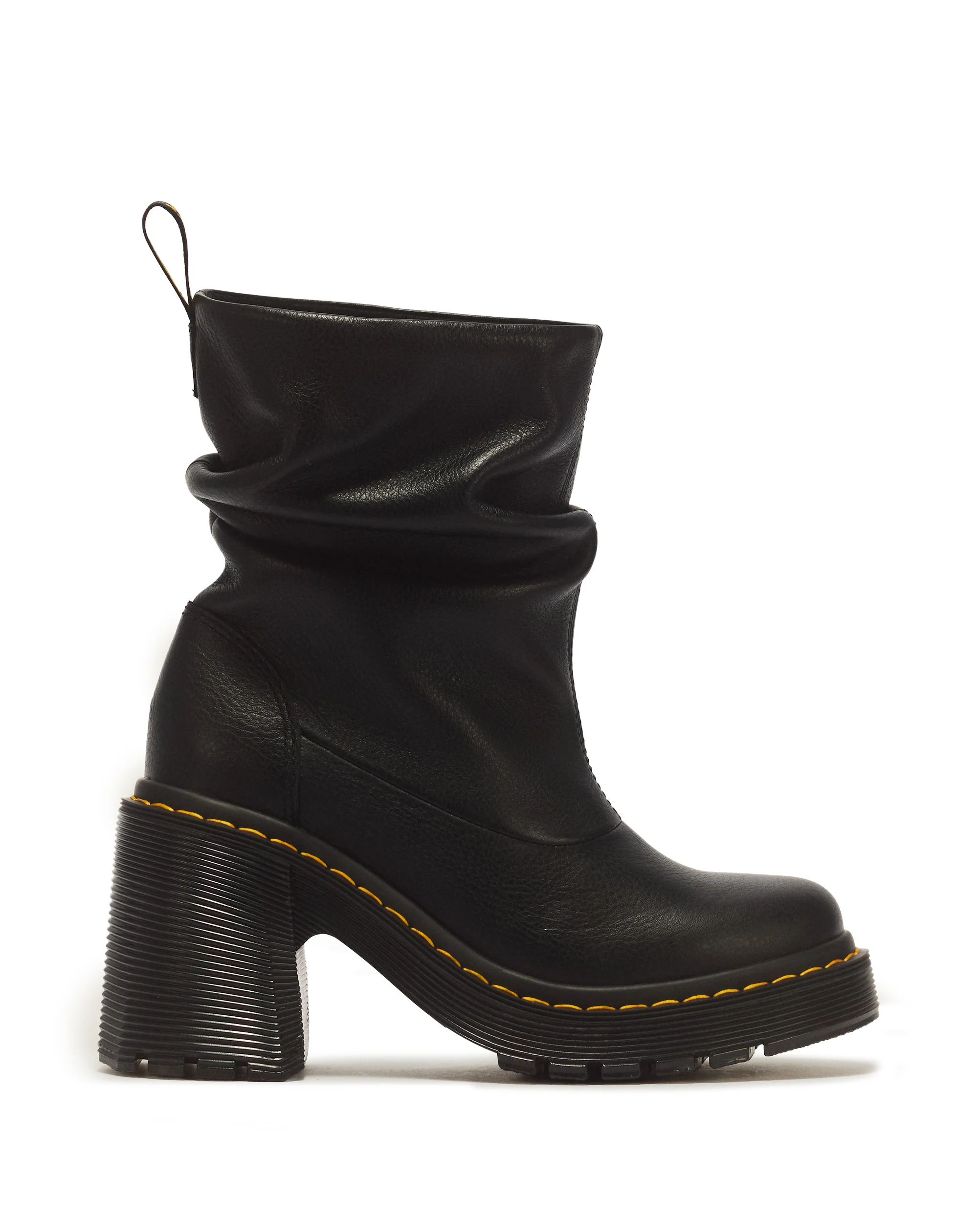 Kasey Lo Virginia Leather Heeled Boots - 1