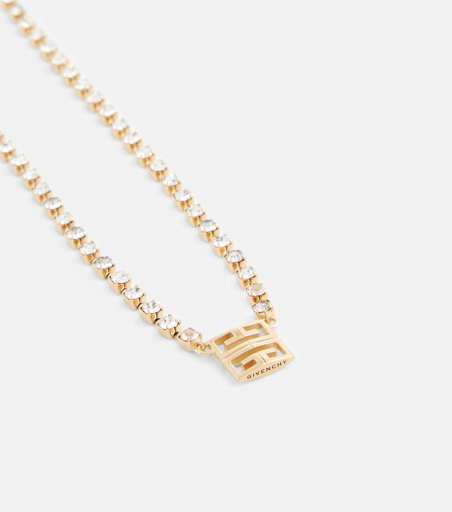 4G Swarovski® crystal-embellished necklace - 4