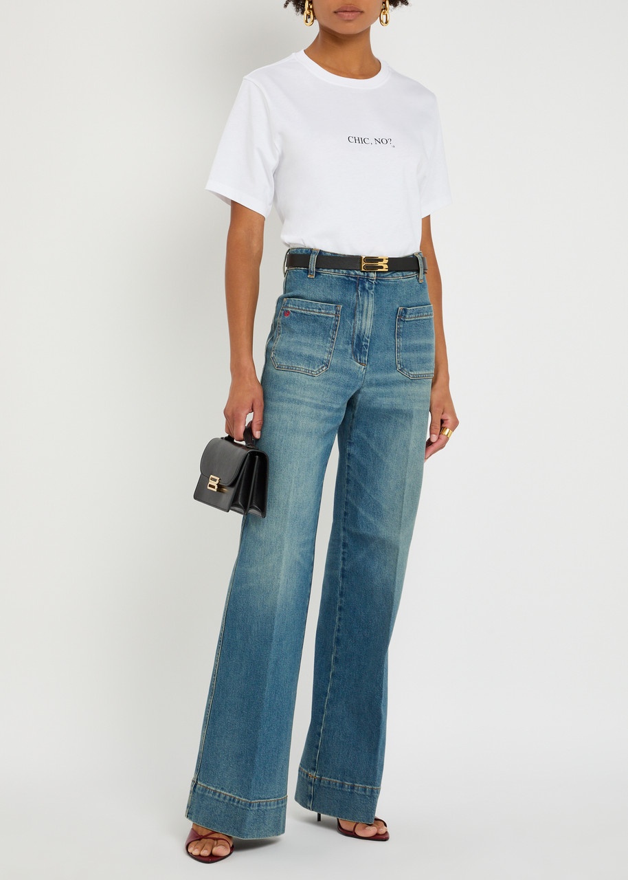 Victoria Beckham Classic Cotton T-shirt - 4