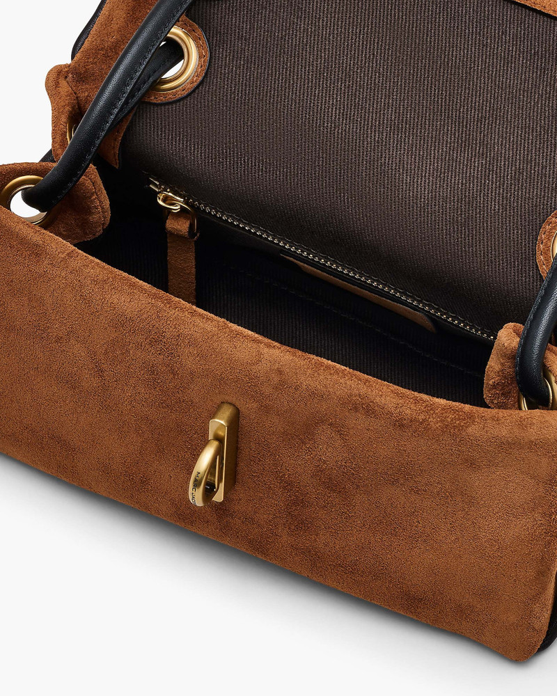 THE SUEDE MINI DUAL SHOULDER BAG 4