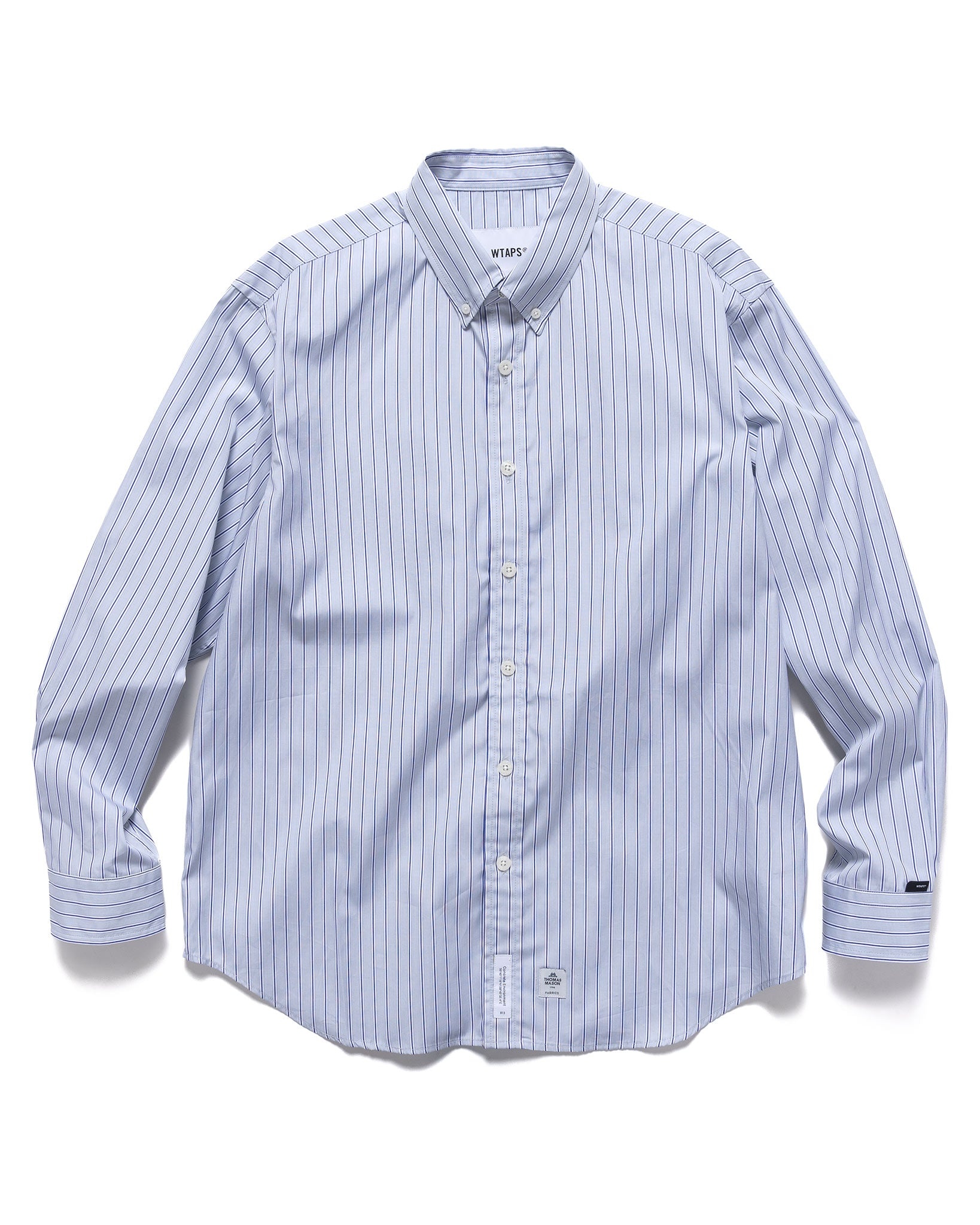 トップス WTAPS SHIRT BD 03 / THOMAS MASON 25SS WTAPS Shirt BD 03 / LS / COTTON. BROADCLOTH. TEXTILE. THOMAS
