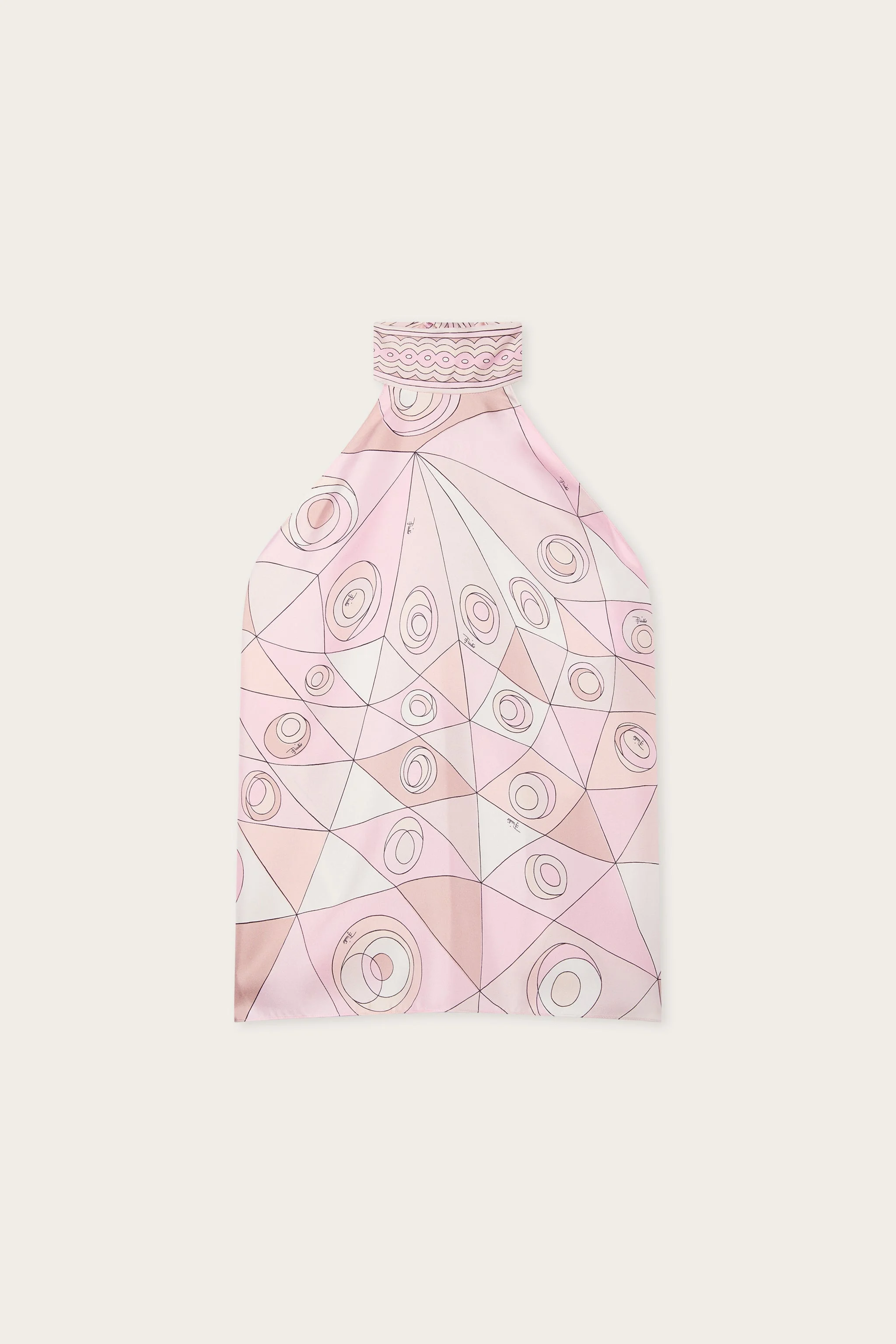 OCCHI PRINT HALTER TOP - 1