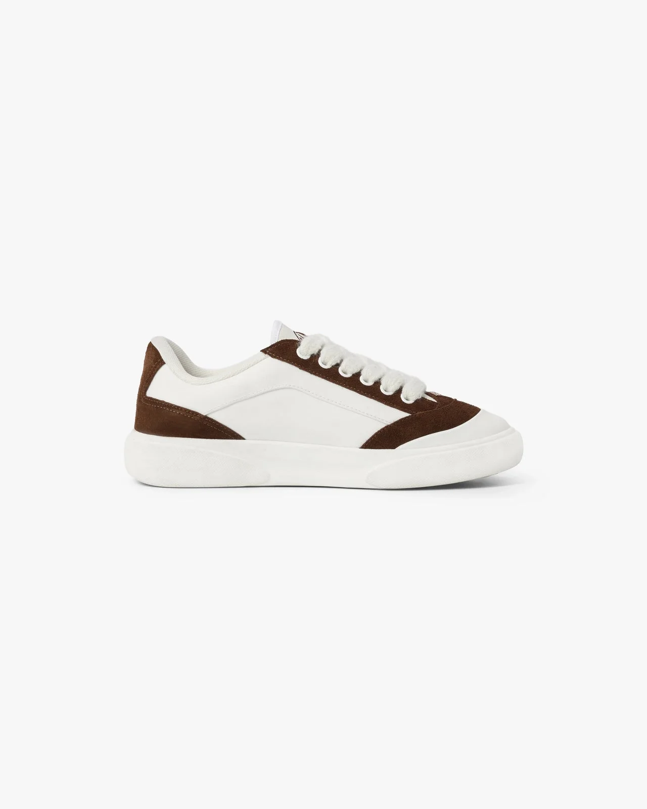 Men's White & Brown Del Mar Sneaker | Casablanca Paris - 1