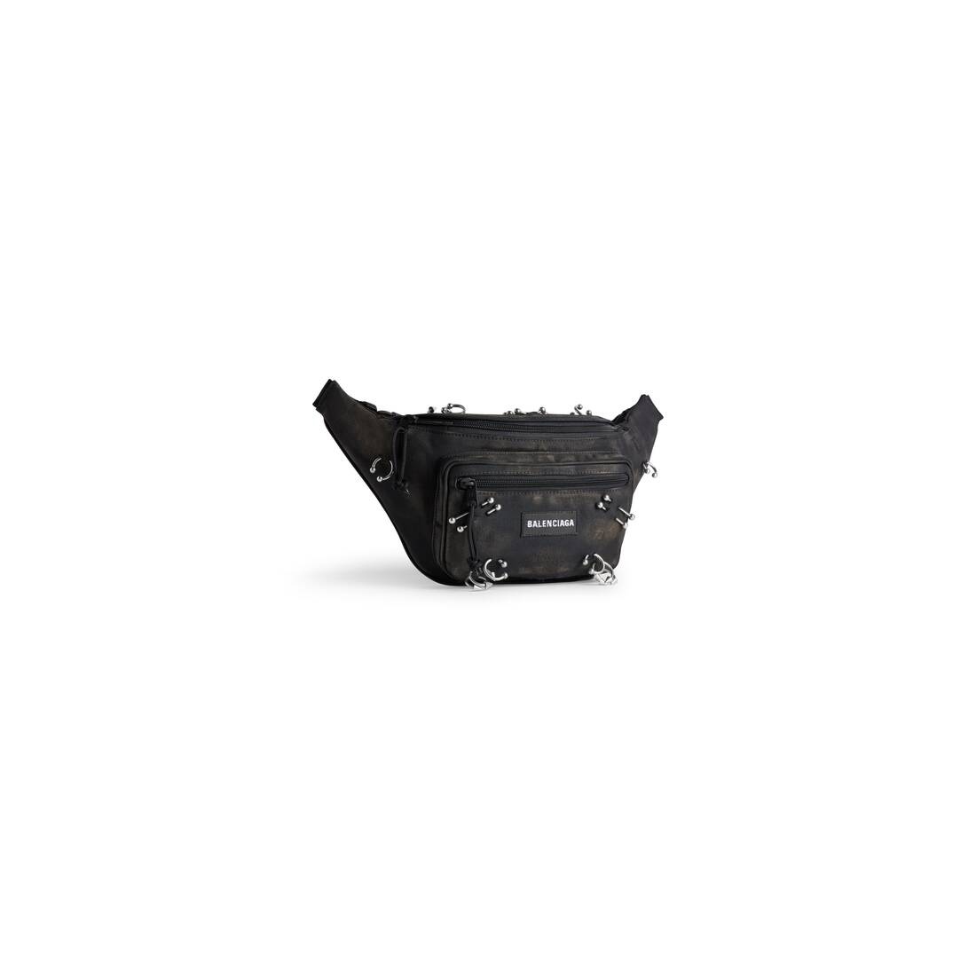 Men's Explorer Beltpack With Piercings in Black - 2