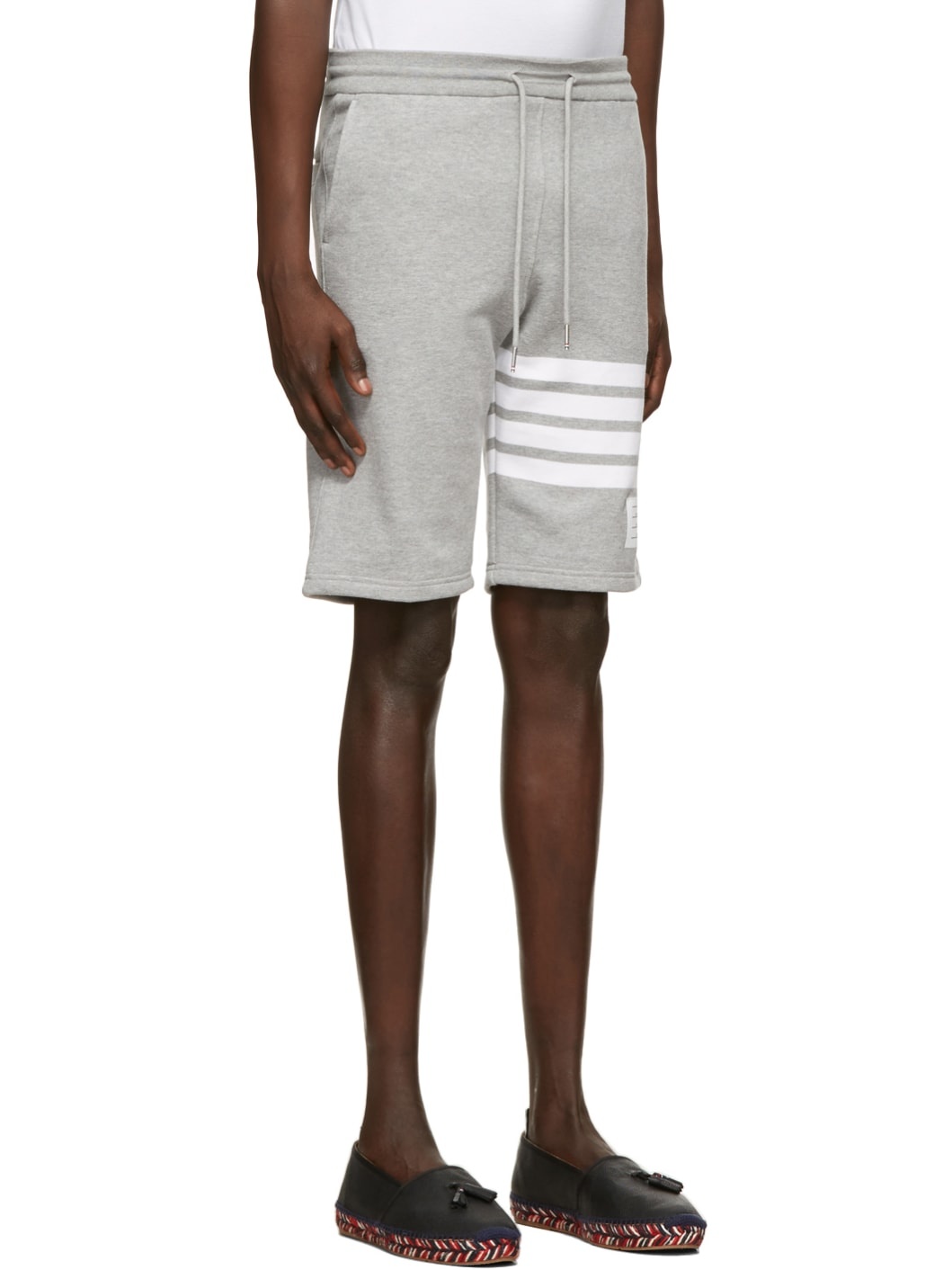 Grey Engineered 4-Bar Shorts - 2