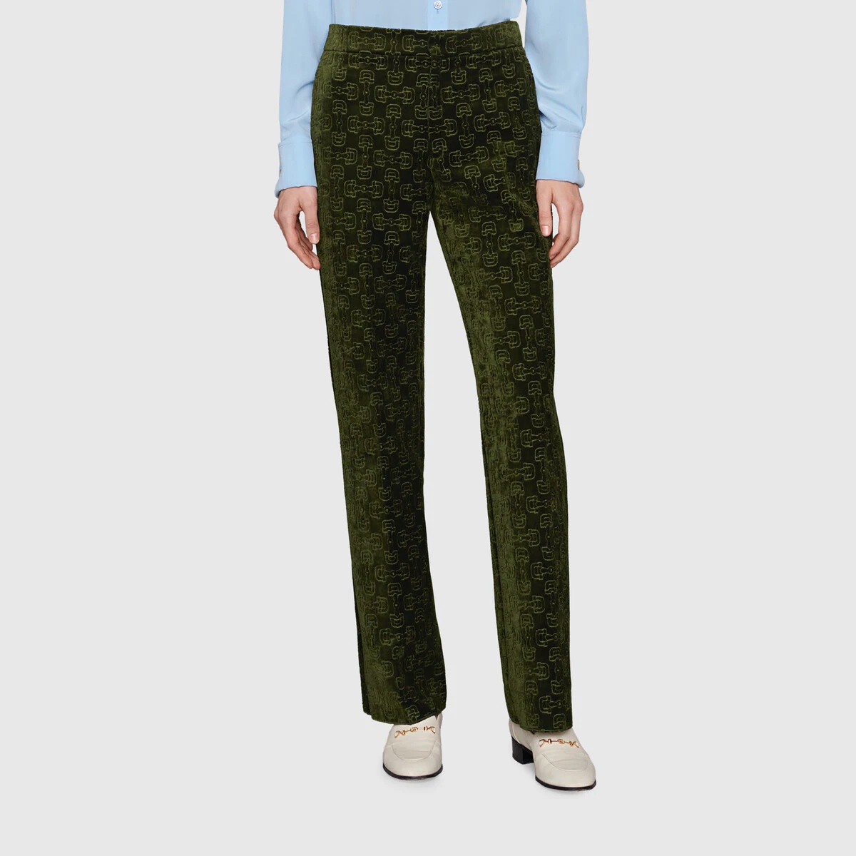 Gucci 100 Horsebit jacquard pant - 3