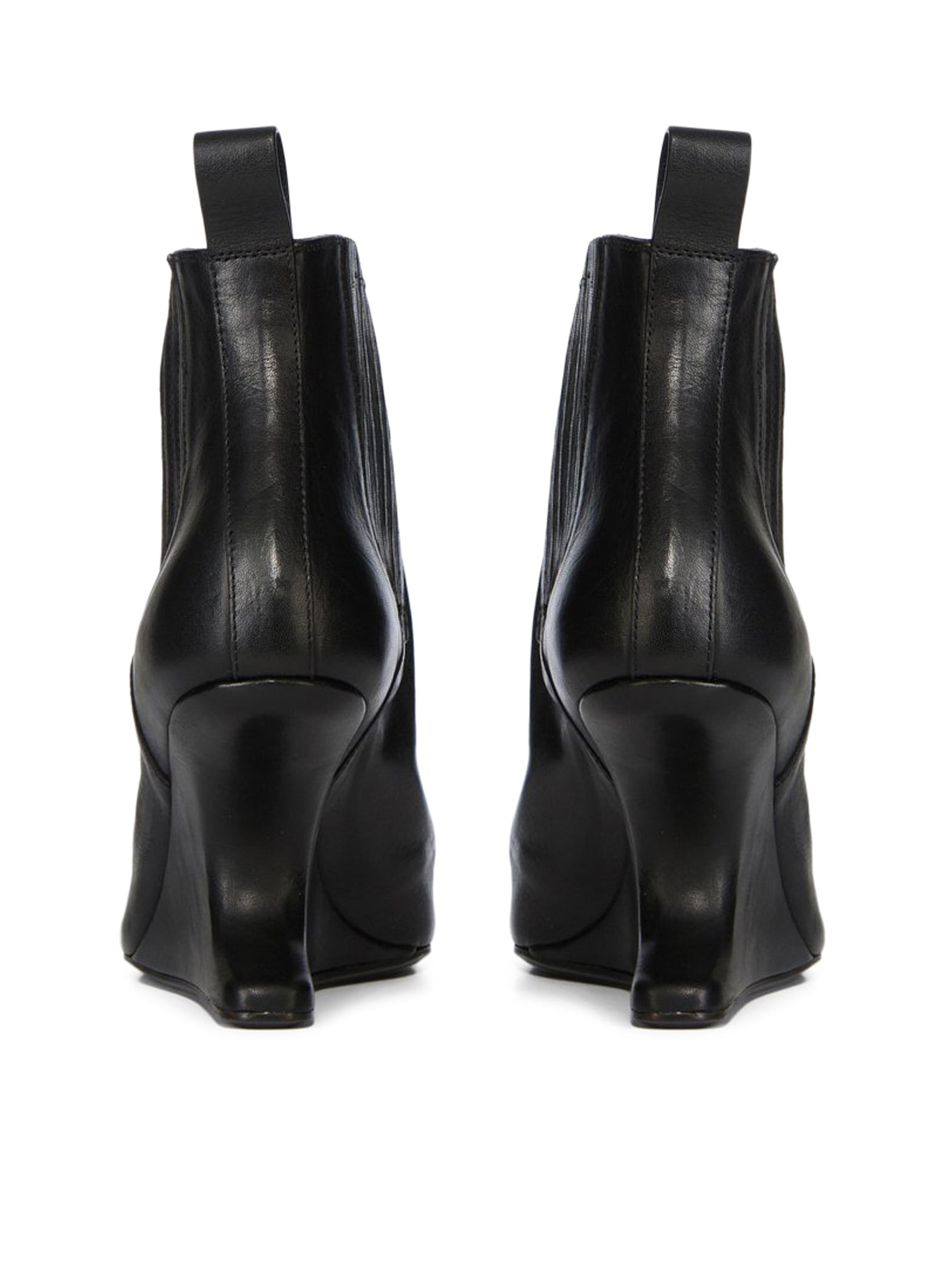 ANKLE TACO LEATHER BOOTS - 3