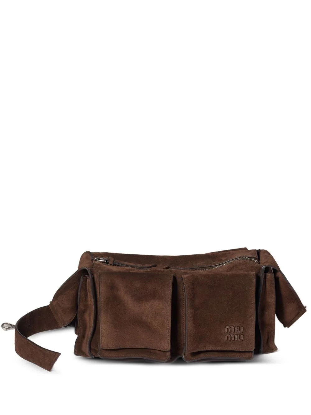 Utilitaire suede shoulder bag - 1