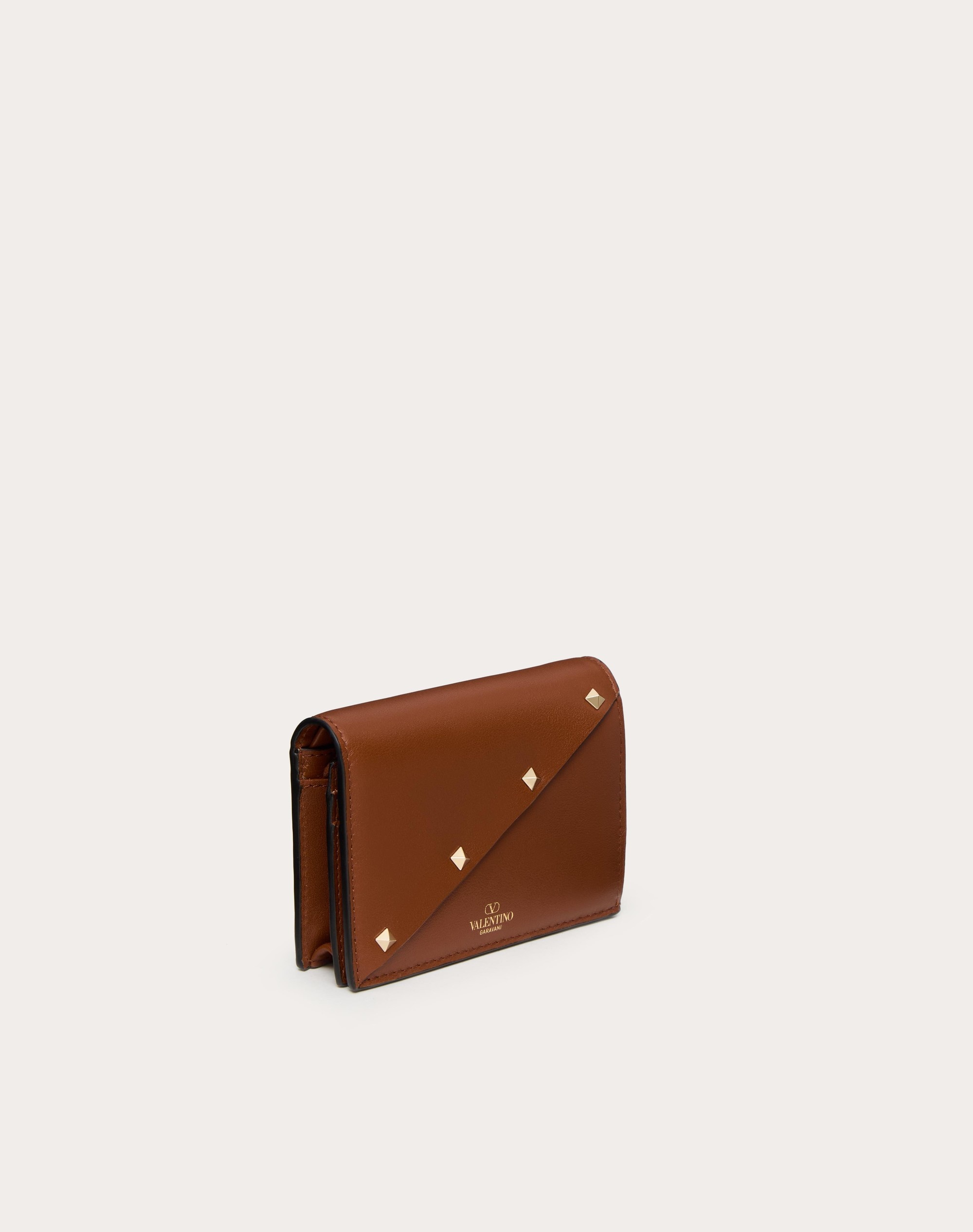 SMALL VALENTINO GARAVANI ROCKSTUD WISPY CALFSKIN WALLET - 4