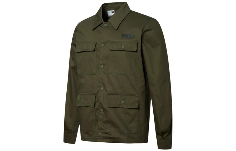 PUMA Sport Multi-Pockets Jacket 'Green Black' 534478-44 - 1