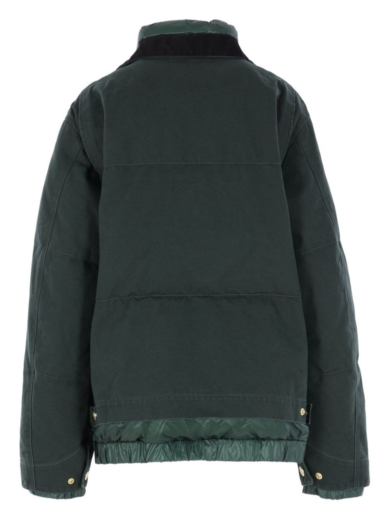 sacai x Carhartt Wip corduroy-collar logo-patch jacket outlook