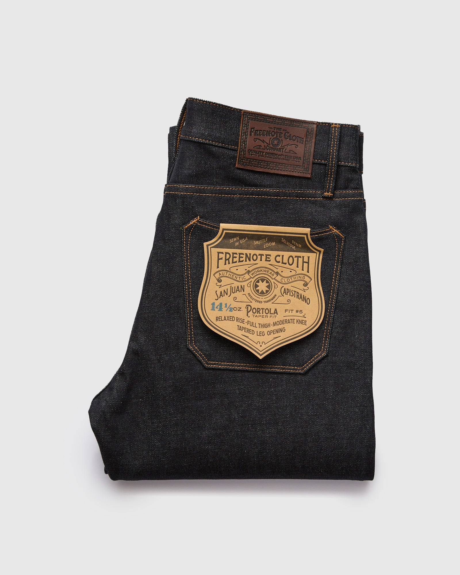 "Portola" 14.25oz Selvedge Denim - Tapered Fit - 2
