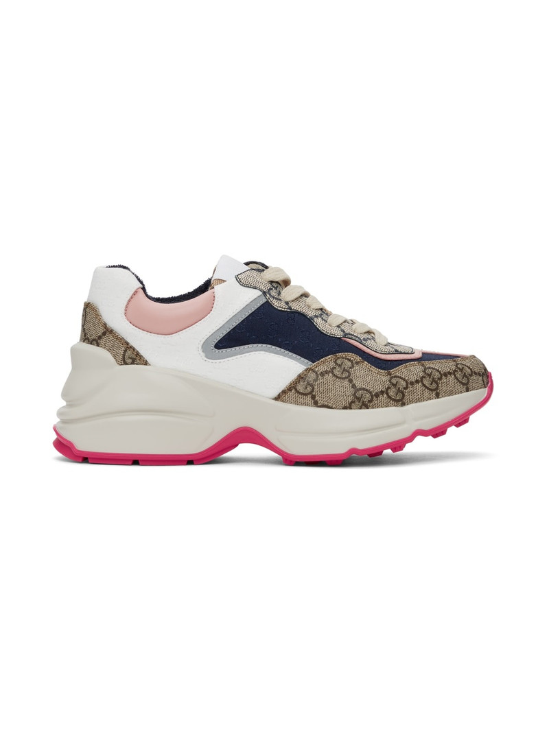 Multicolor GG Rhyton Sneakers - 1