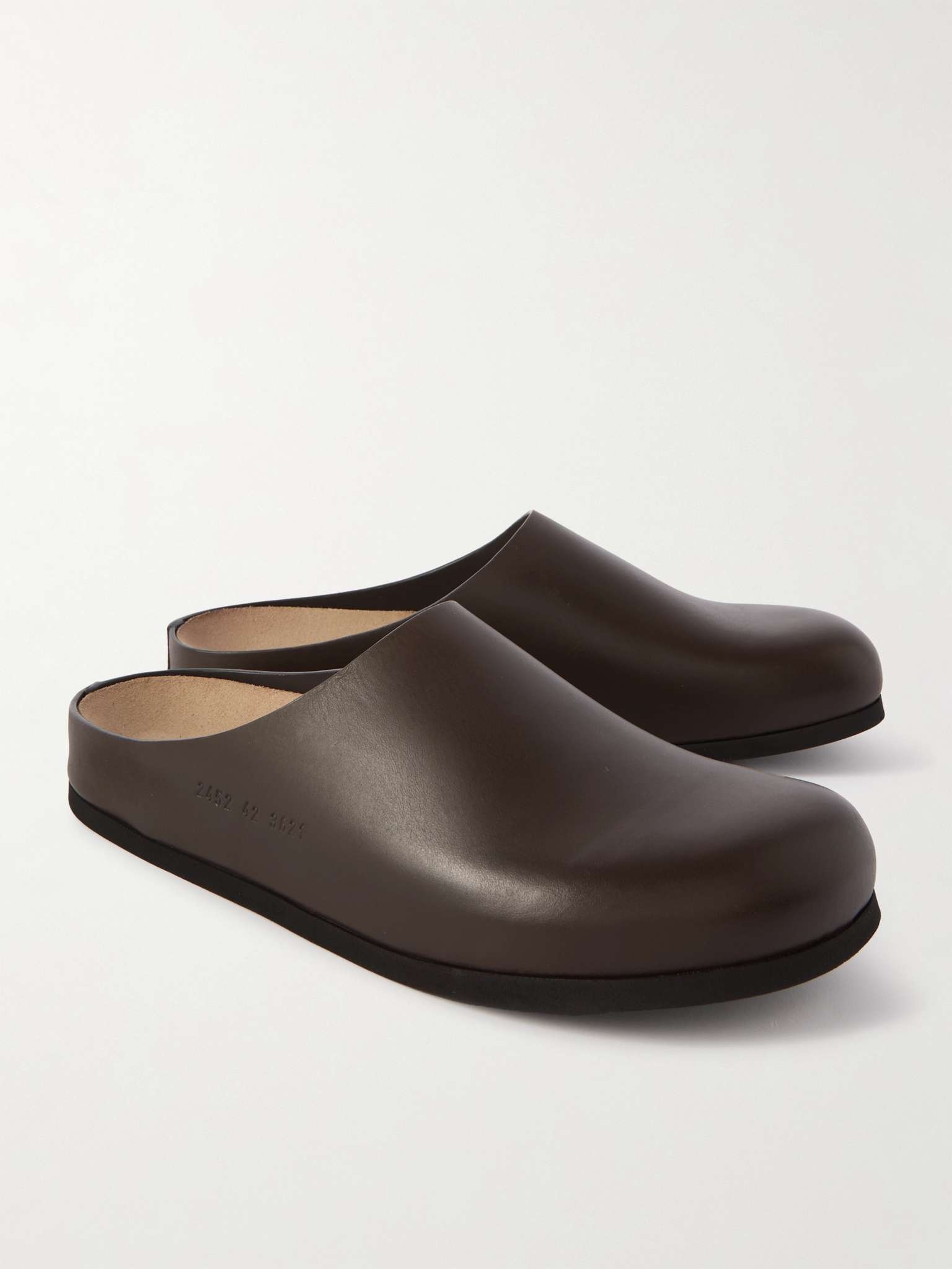 Leather Clogs - 4