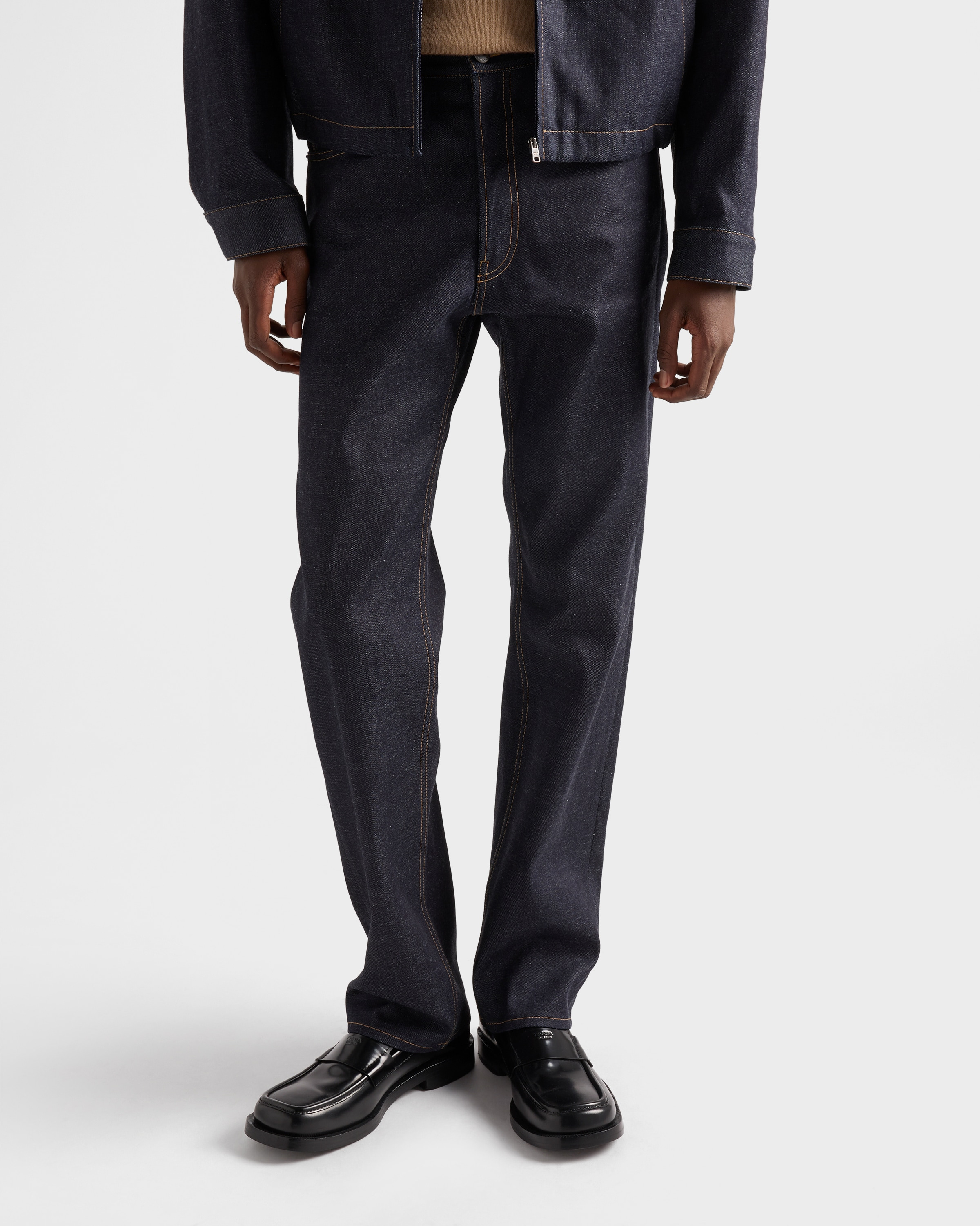 Regular raw denim jeans - 4