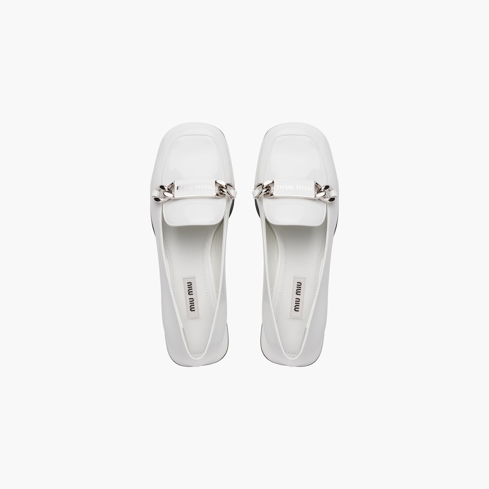 Patent leather loafers - 4