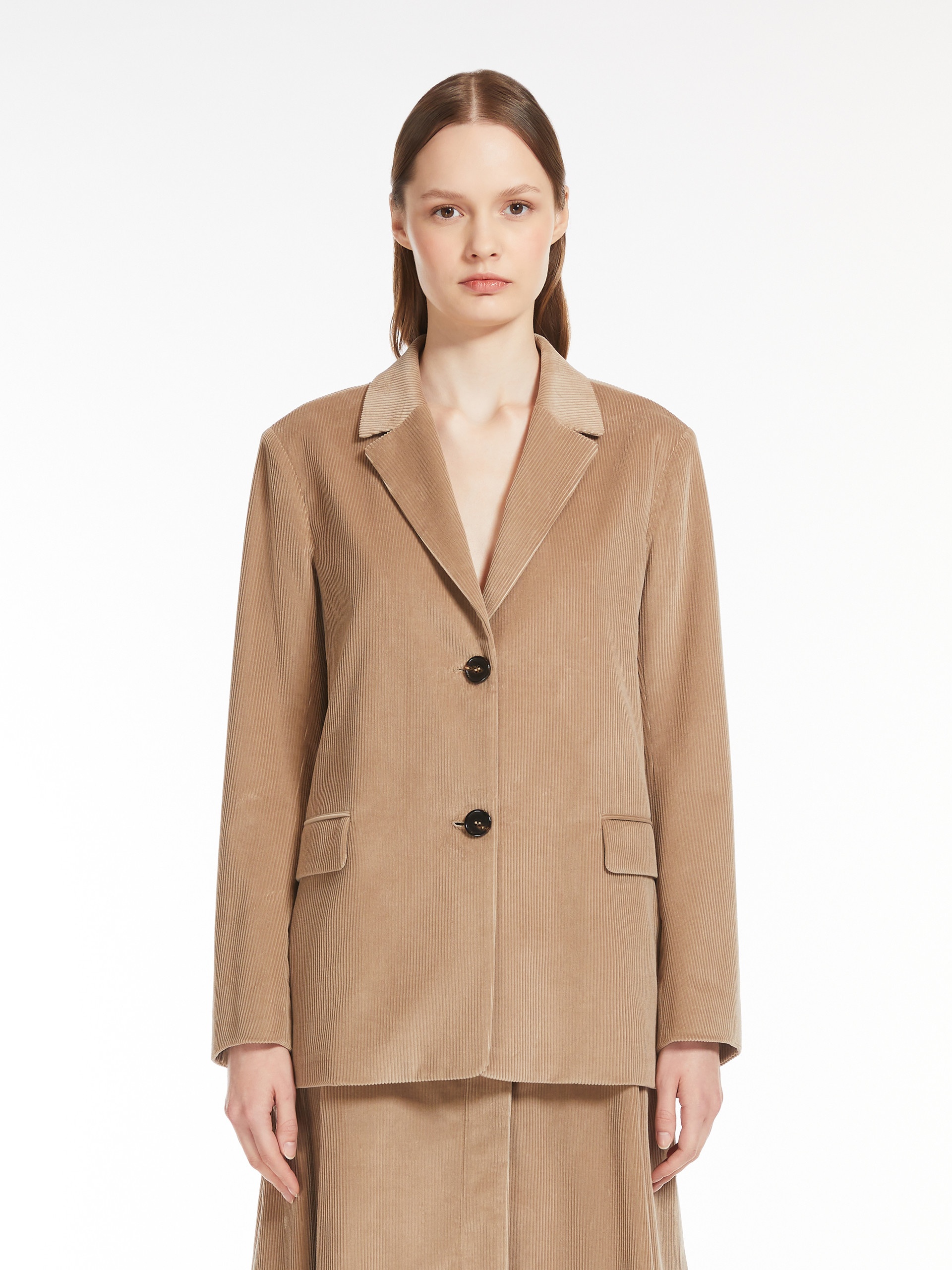 VANIA Cotton velvet jacket - 3