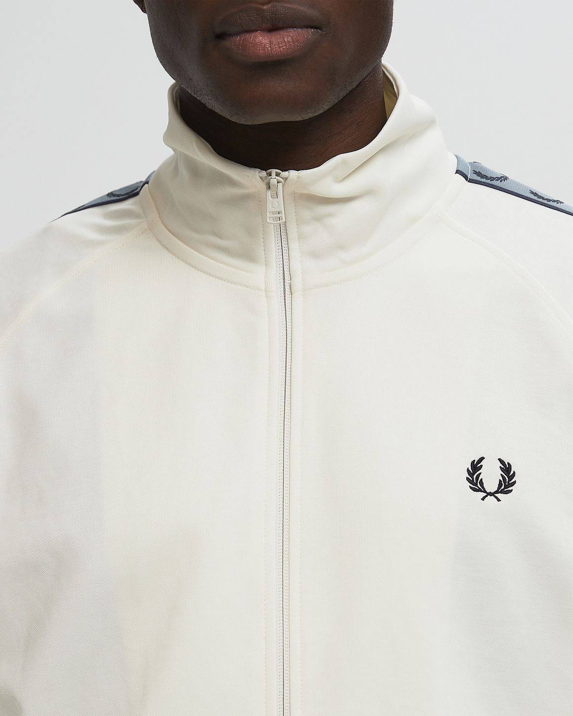 CONTRAST TAPE TRACK JACKET - 3