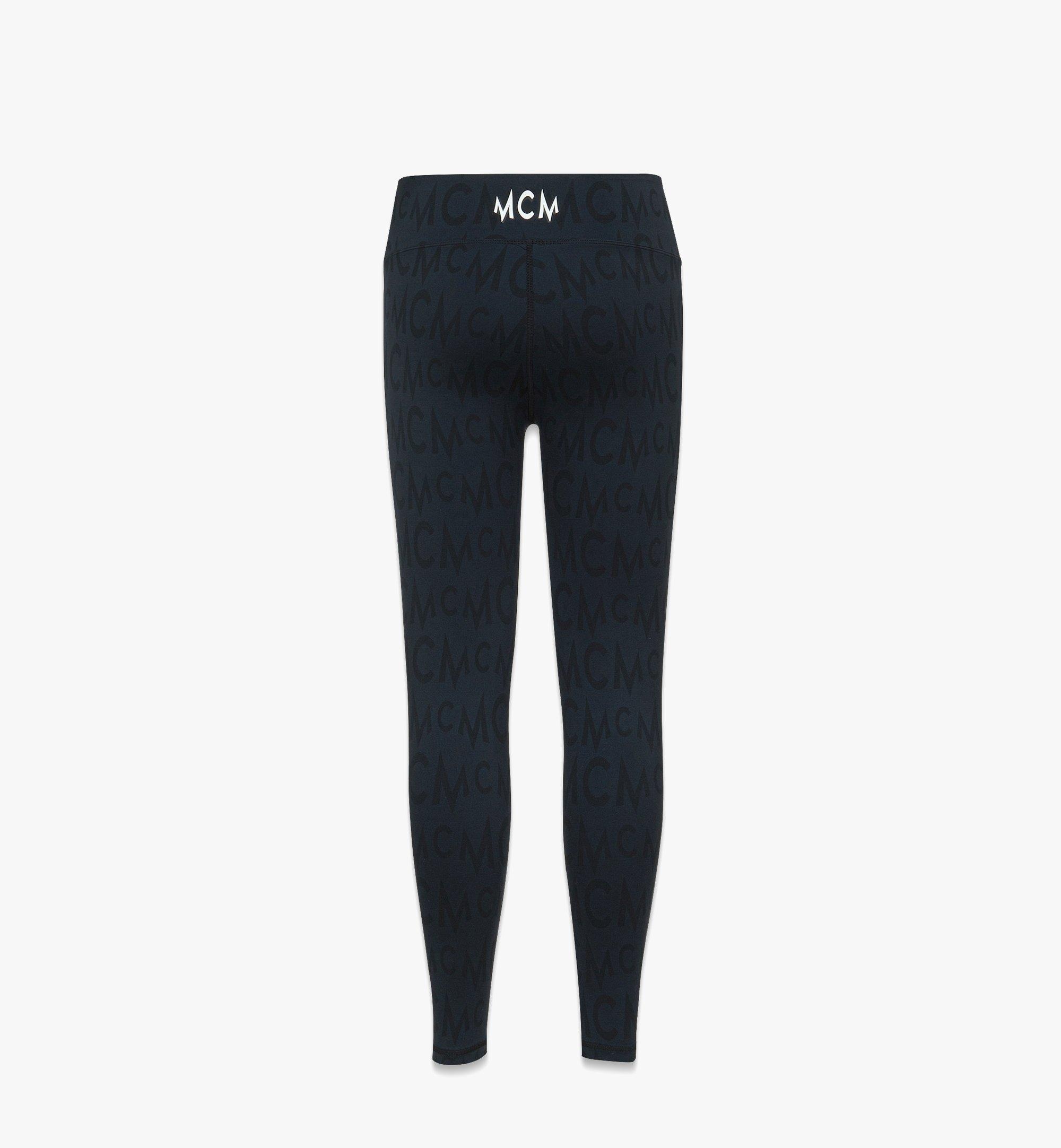 Monogram Leggings in Recycled Nylon - 2