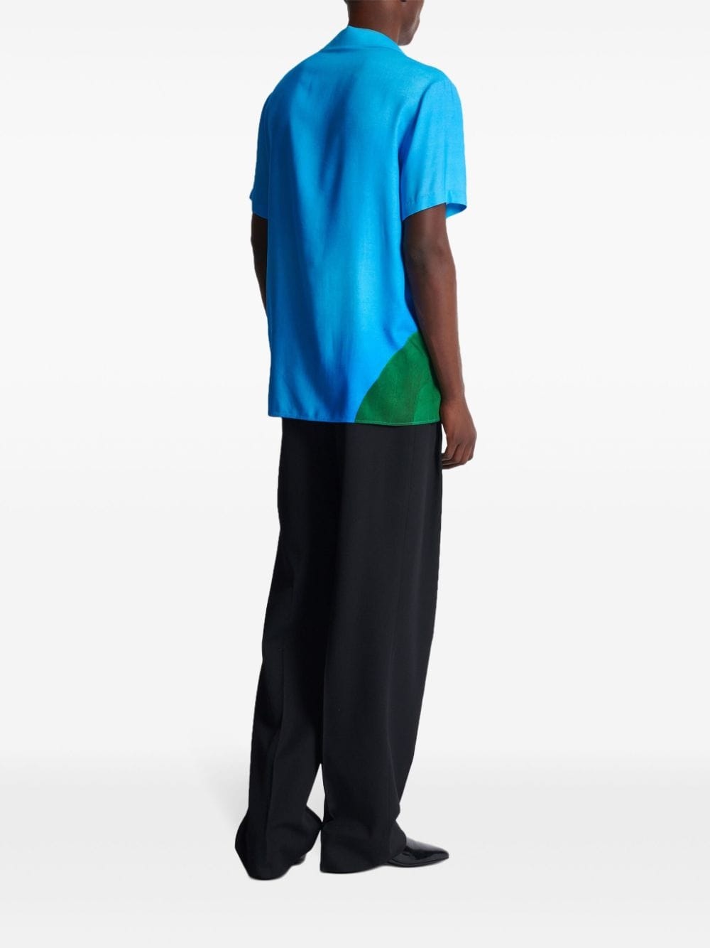 Prince Gyasi-print twill pyjama shirt - 4