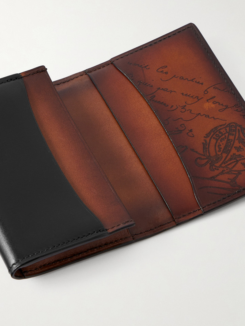 Imbuia Neo Scritto Leather Bifold Cardholder 4