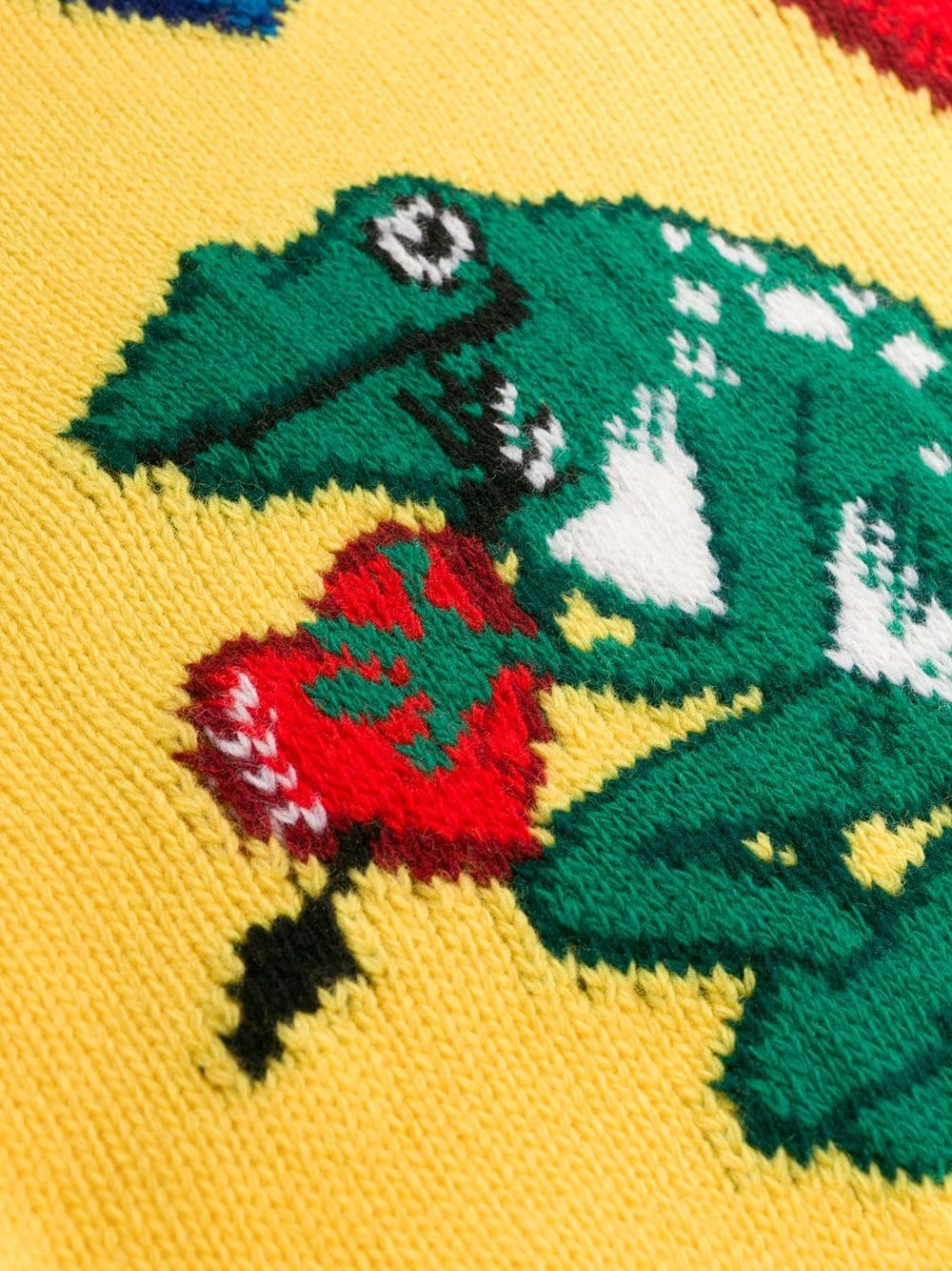 frog intarsia sweater - 6